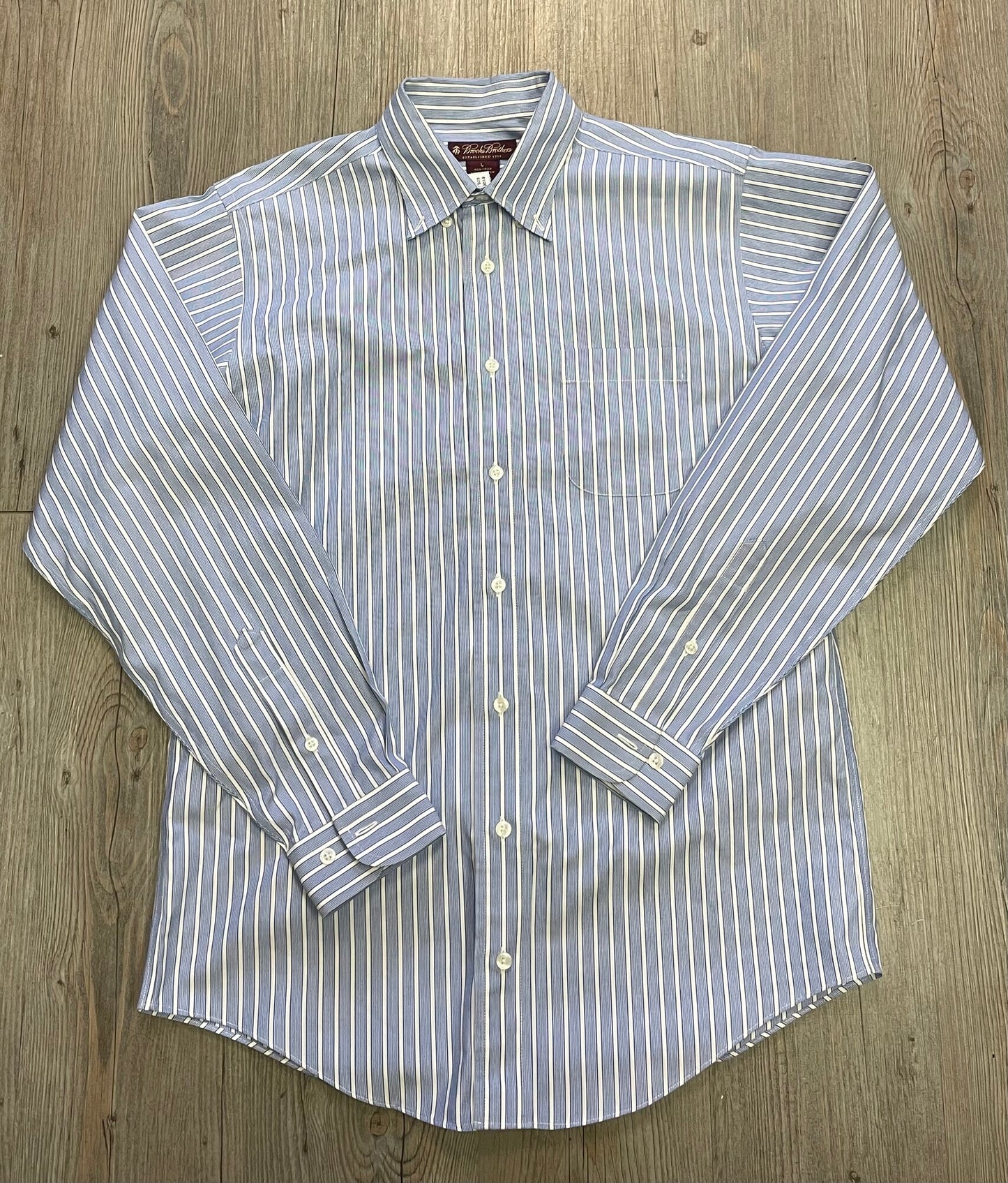 Blue Brooks Brothers Shirt, 14-16Y