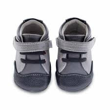 Grey My Mocs- Emerson Hightop, 24-30M