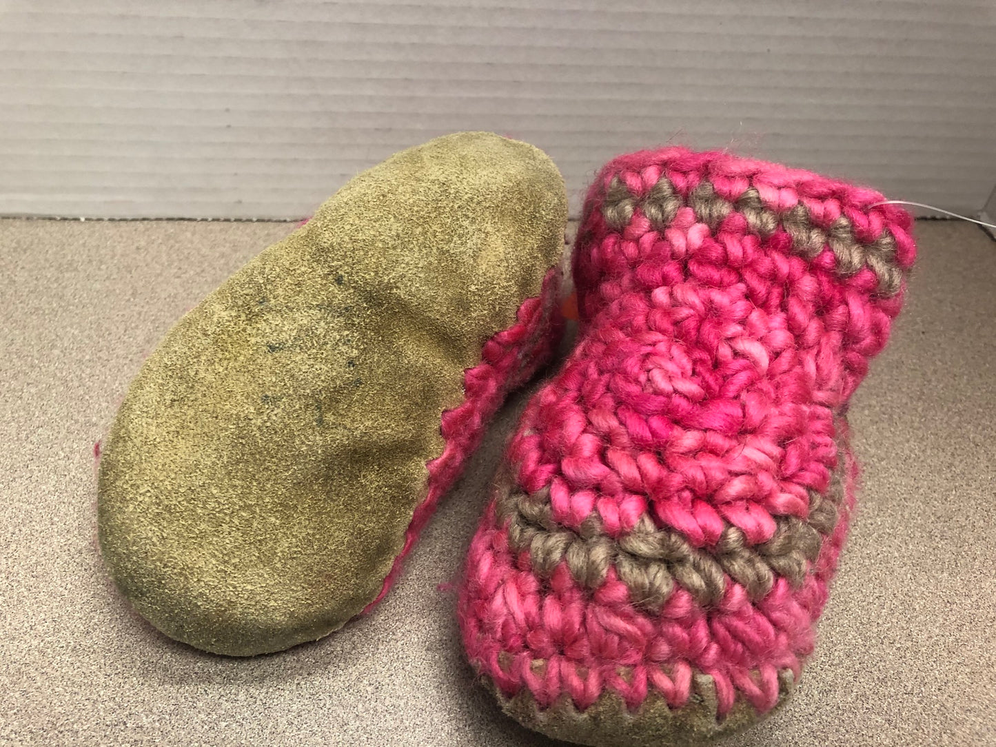 Pink Podraig Booties, 7T