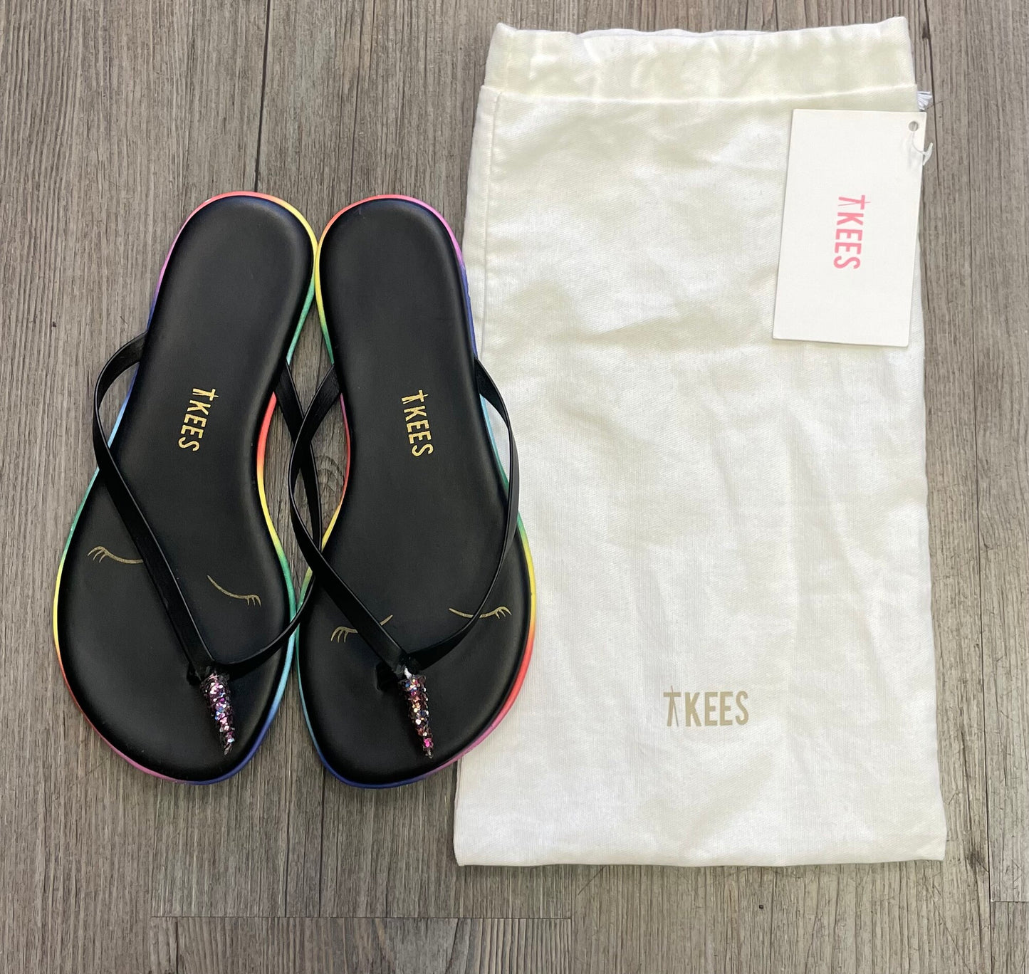 Multi Tkees Unicorn Flip Flop, 2Y