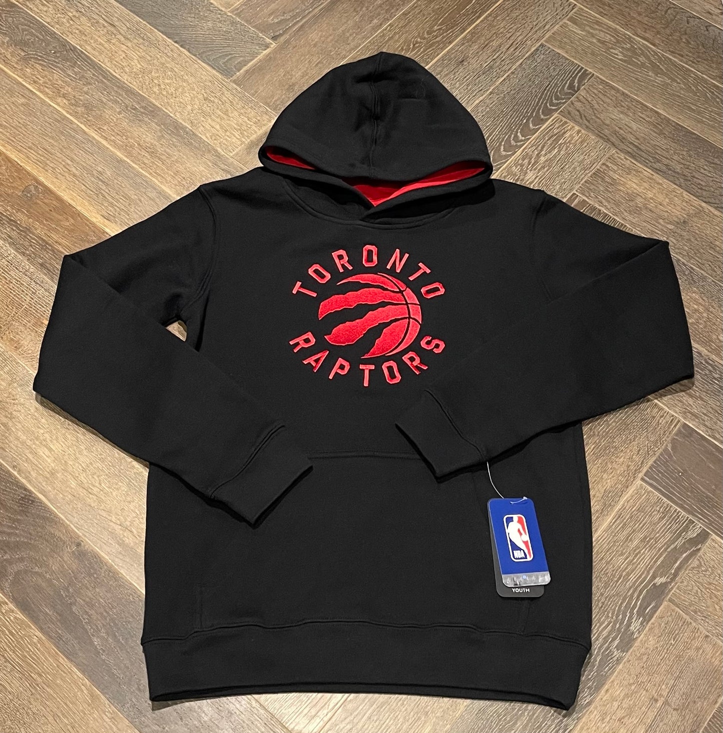 Black Raptors Youth Hoodie, 14-16Y