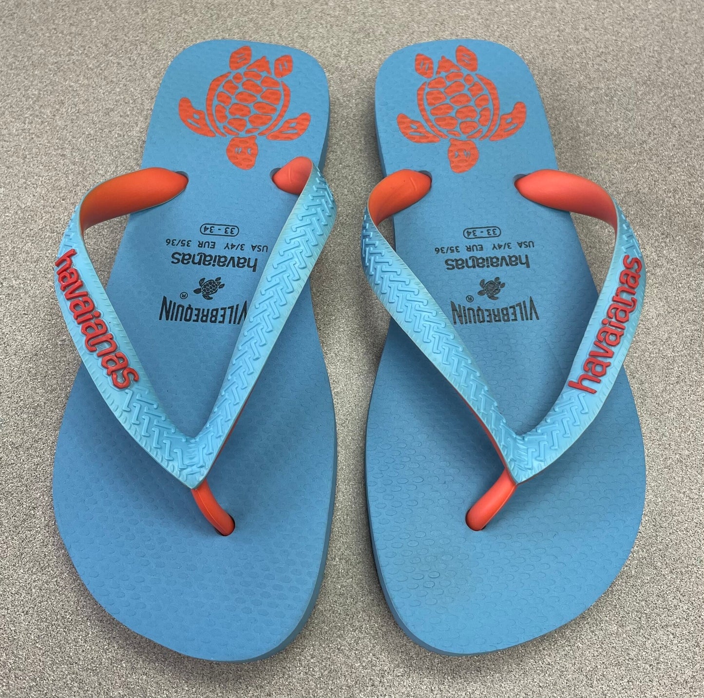 Blue Havaianas Vilebrequin, 3-4Y
