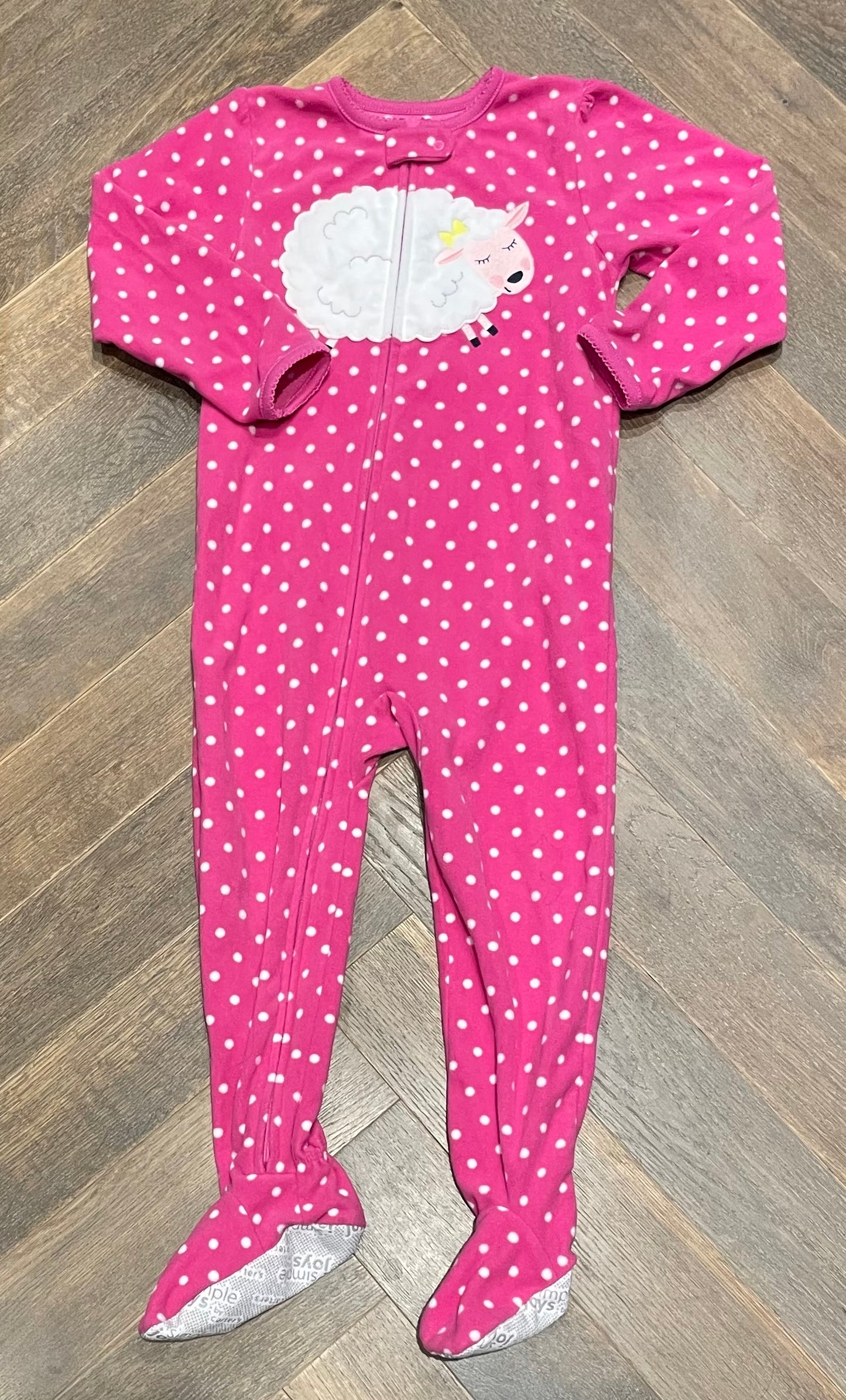 Pink Carters Pj Onesie, 4Y