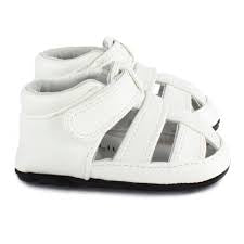 White MyMocs - Bailey Sandal, 0-6M