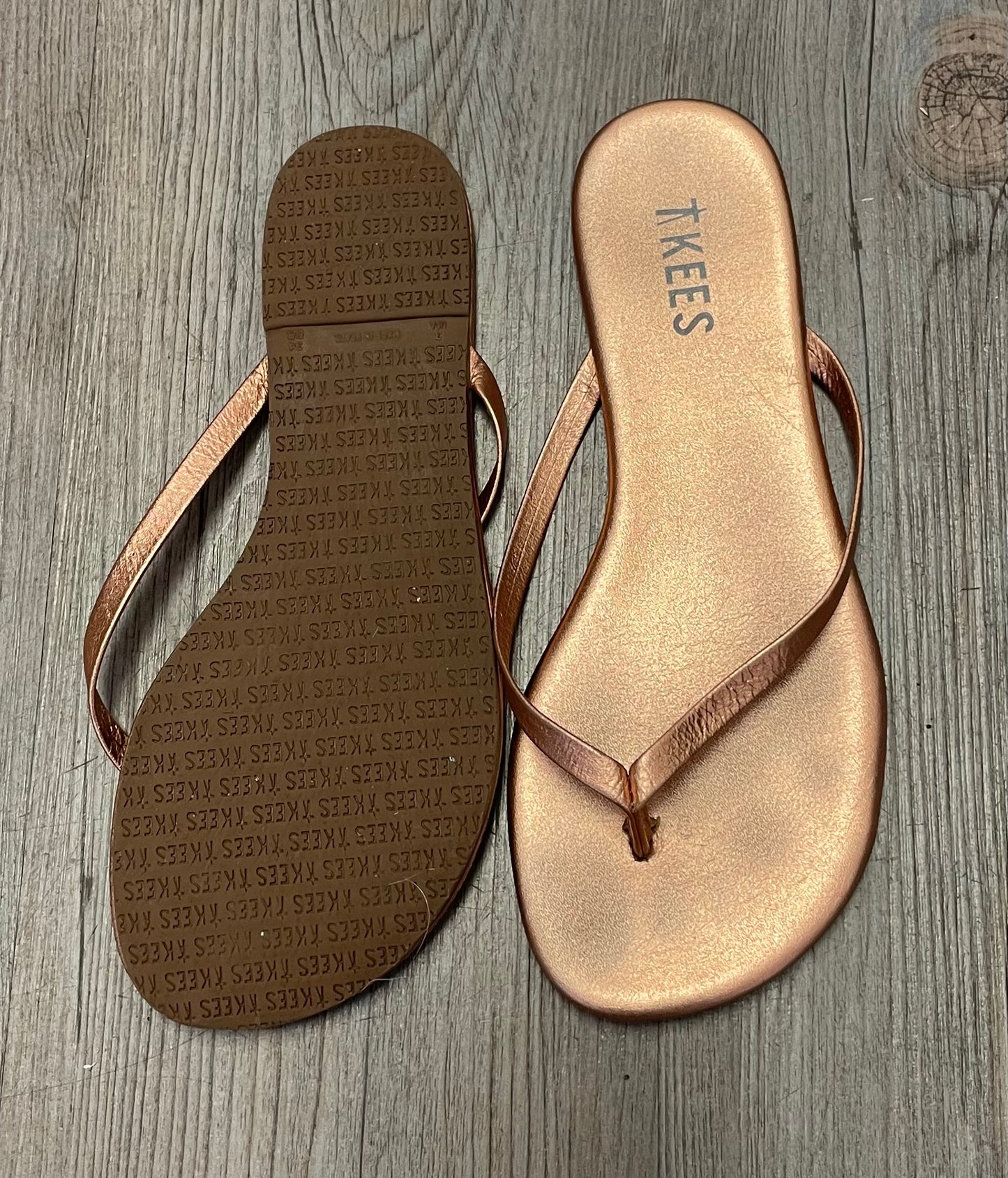 Rosegold Tkees Flip Flop, 3Y