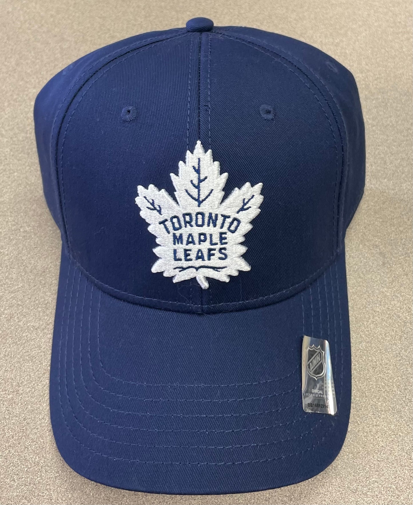 Navy Maple Leafs Baseball Cap, One Size