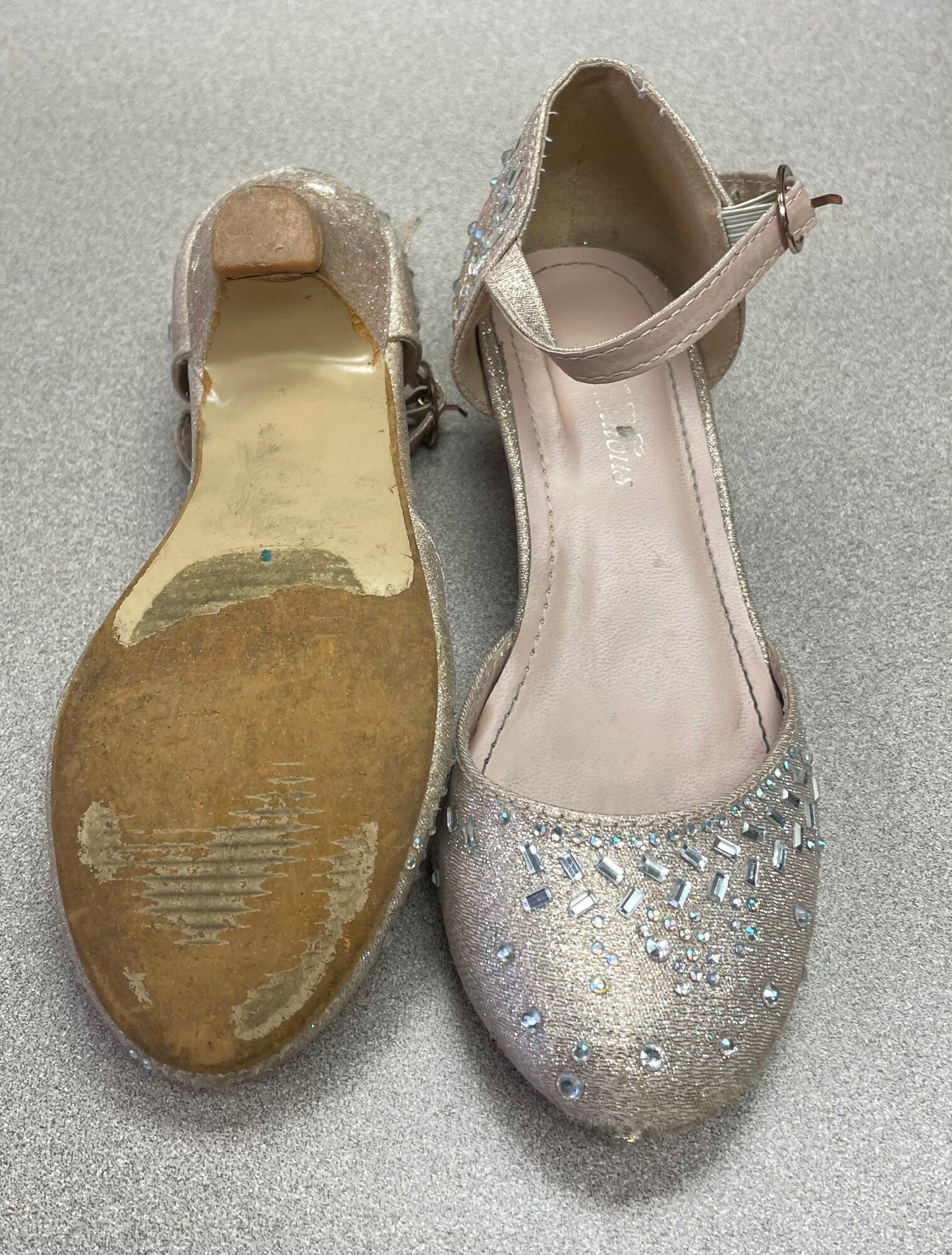 Dustyros Dress Up Beaded Shoes, 11Y