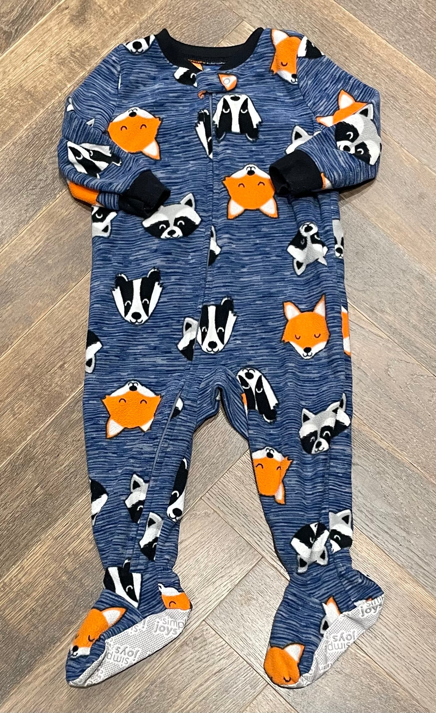 Blue Carters Pj Onesie, 18M
