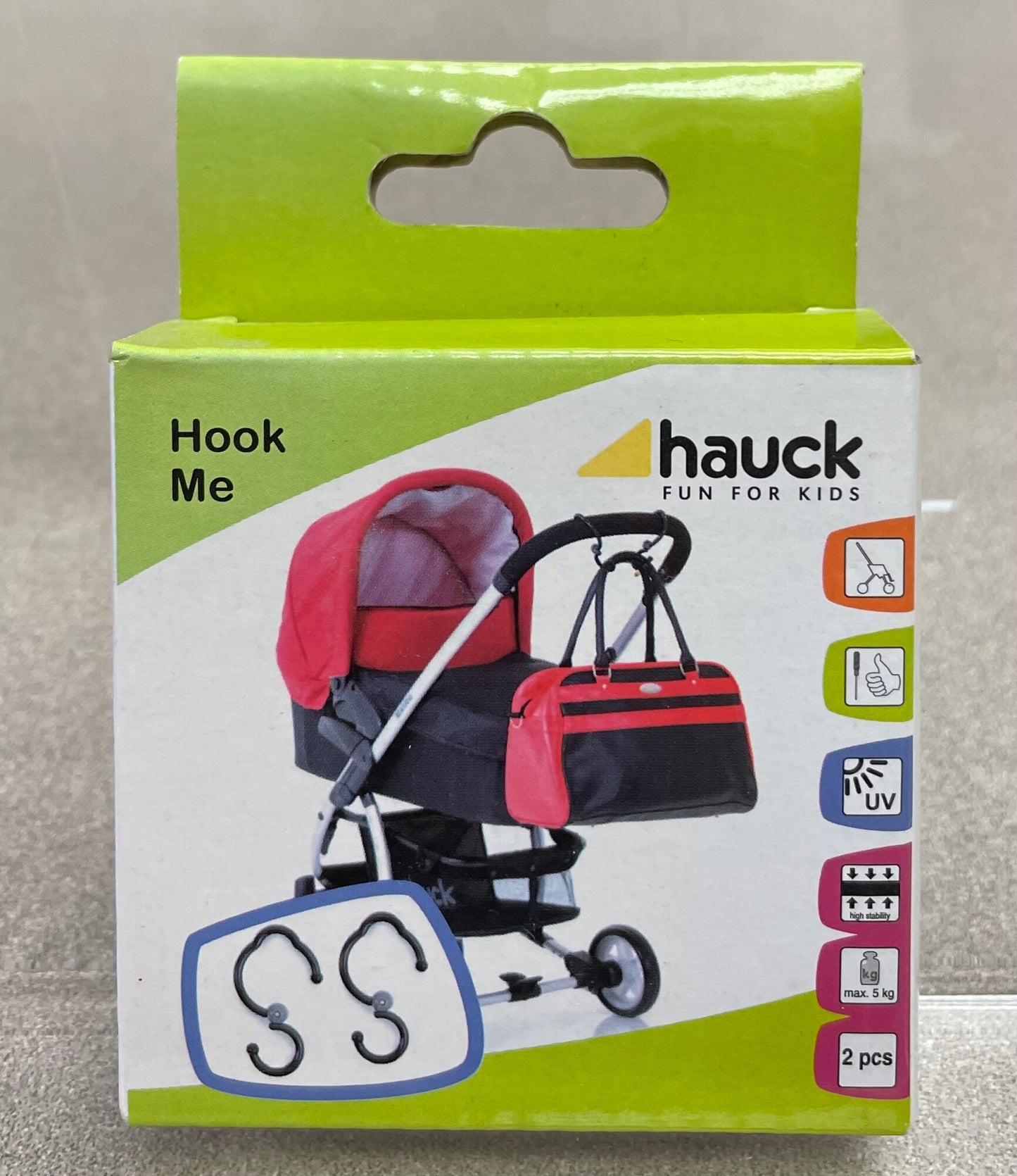 Black Hook Me Stroller Accesor, NEW