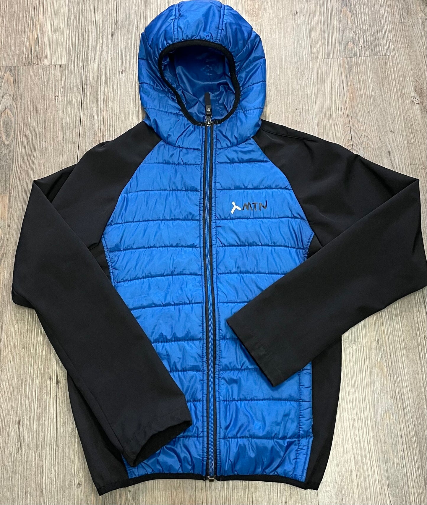 Blue XMTN Puffer Jacket, 14-16Y