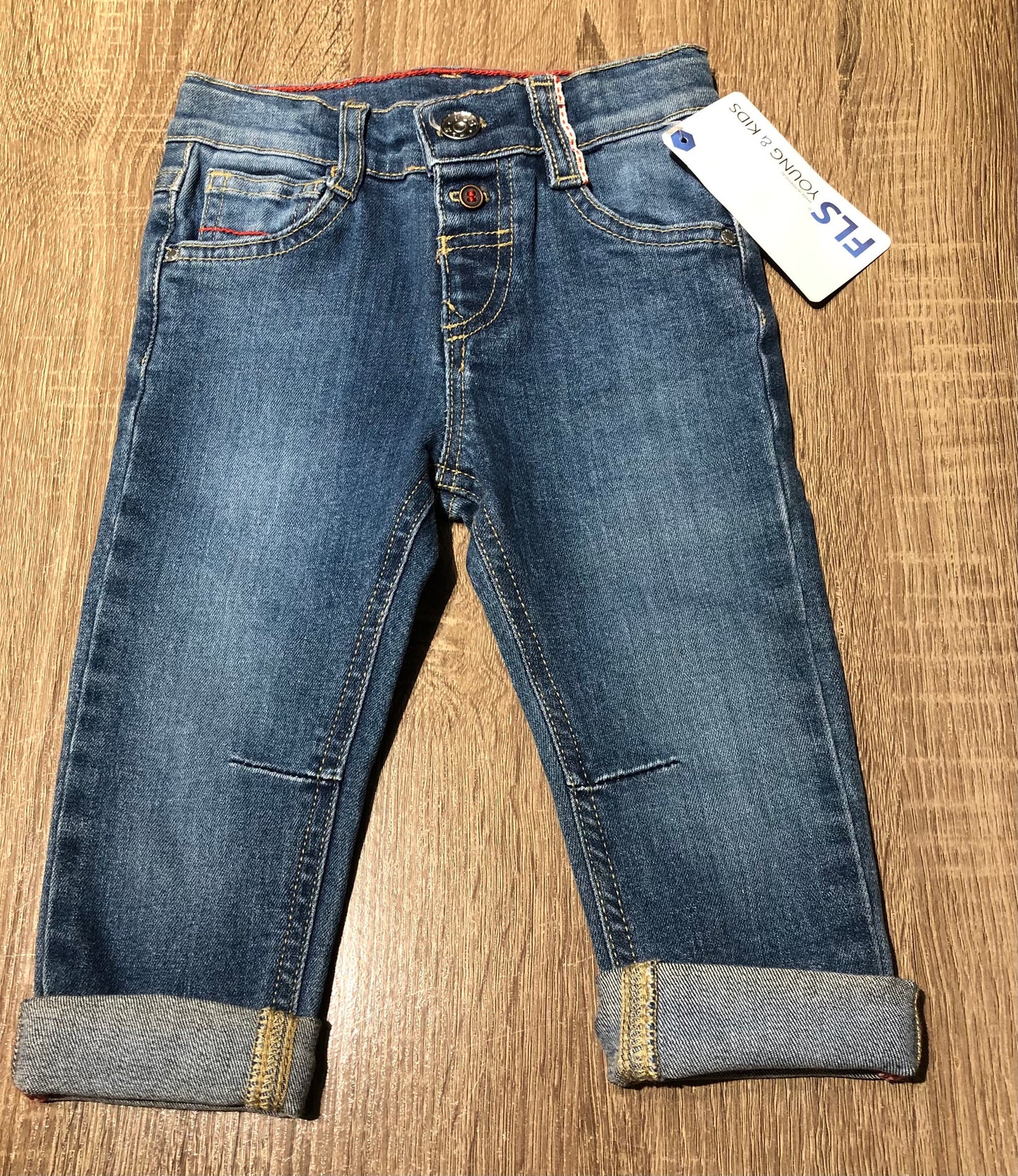 Blue FLS Skinny Jeans, 18M