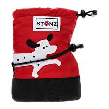 Red Stonz Booties -Dalmation, Small