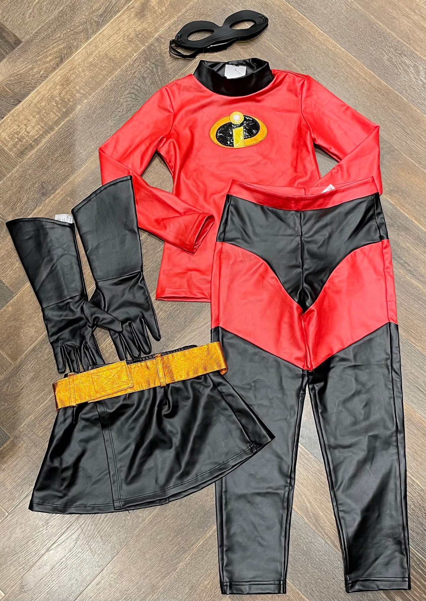 Red The Incredibles Costume, 5-6Y