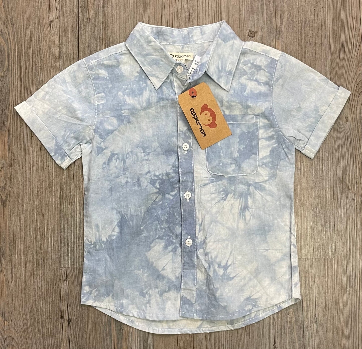 Blue Appaman Shirt, 6Y