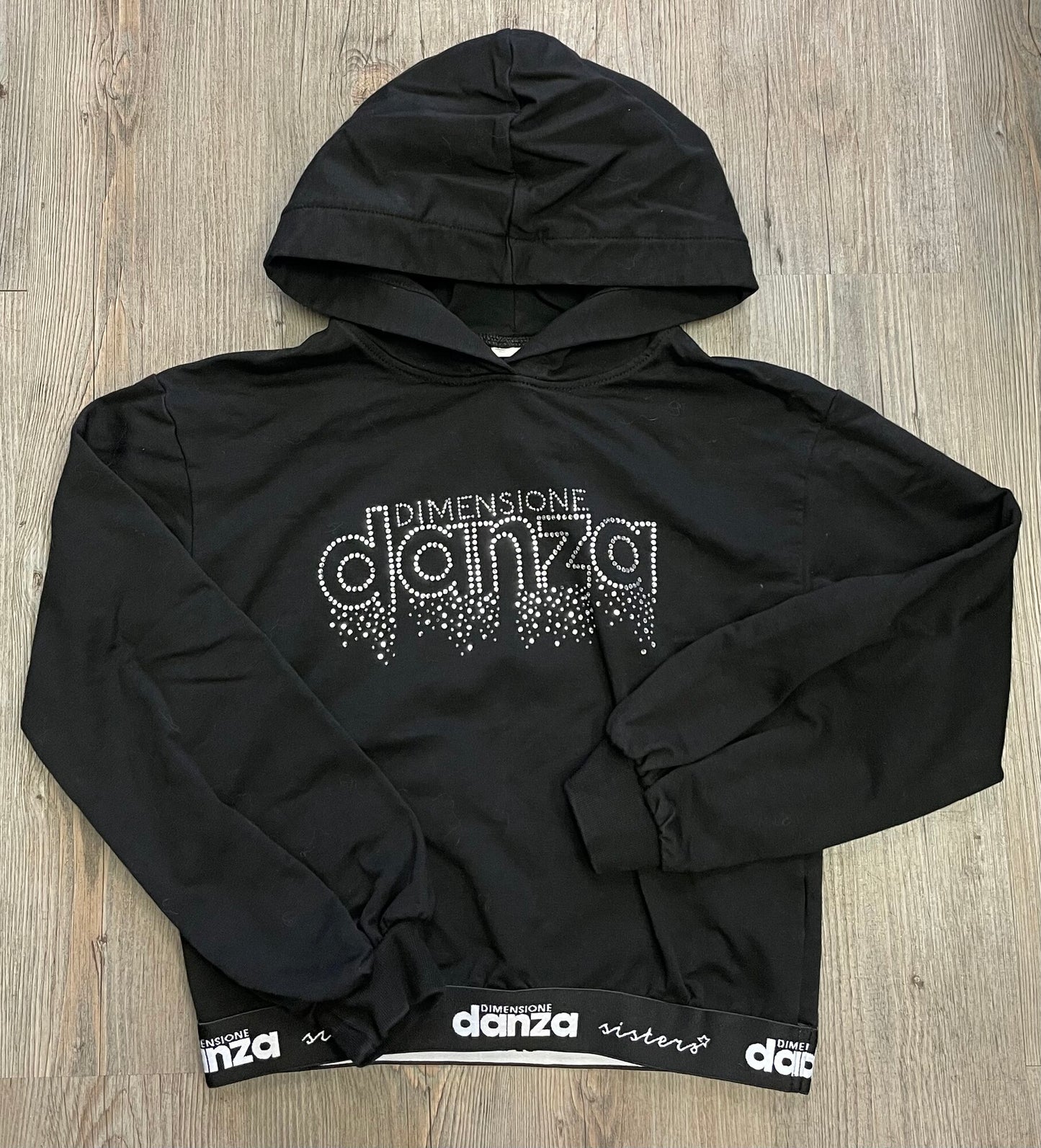 Black Danza Hoodie, 14Y