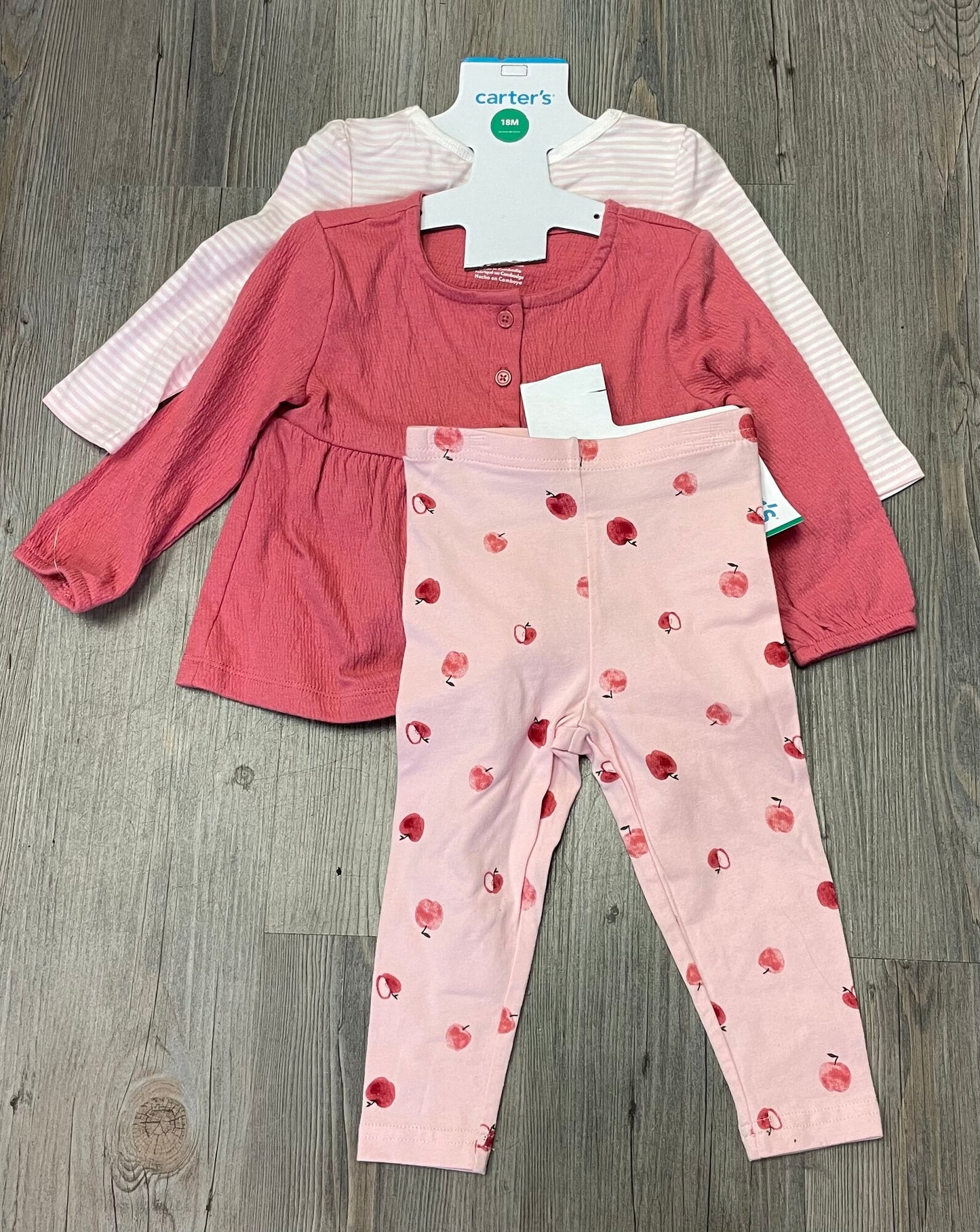 Pink Carters Clothing Set, 18M