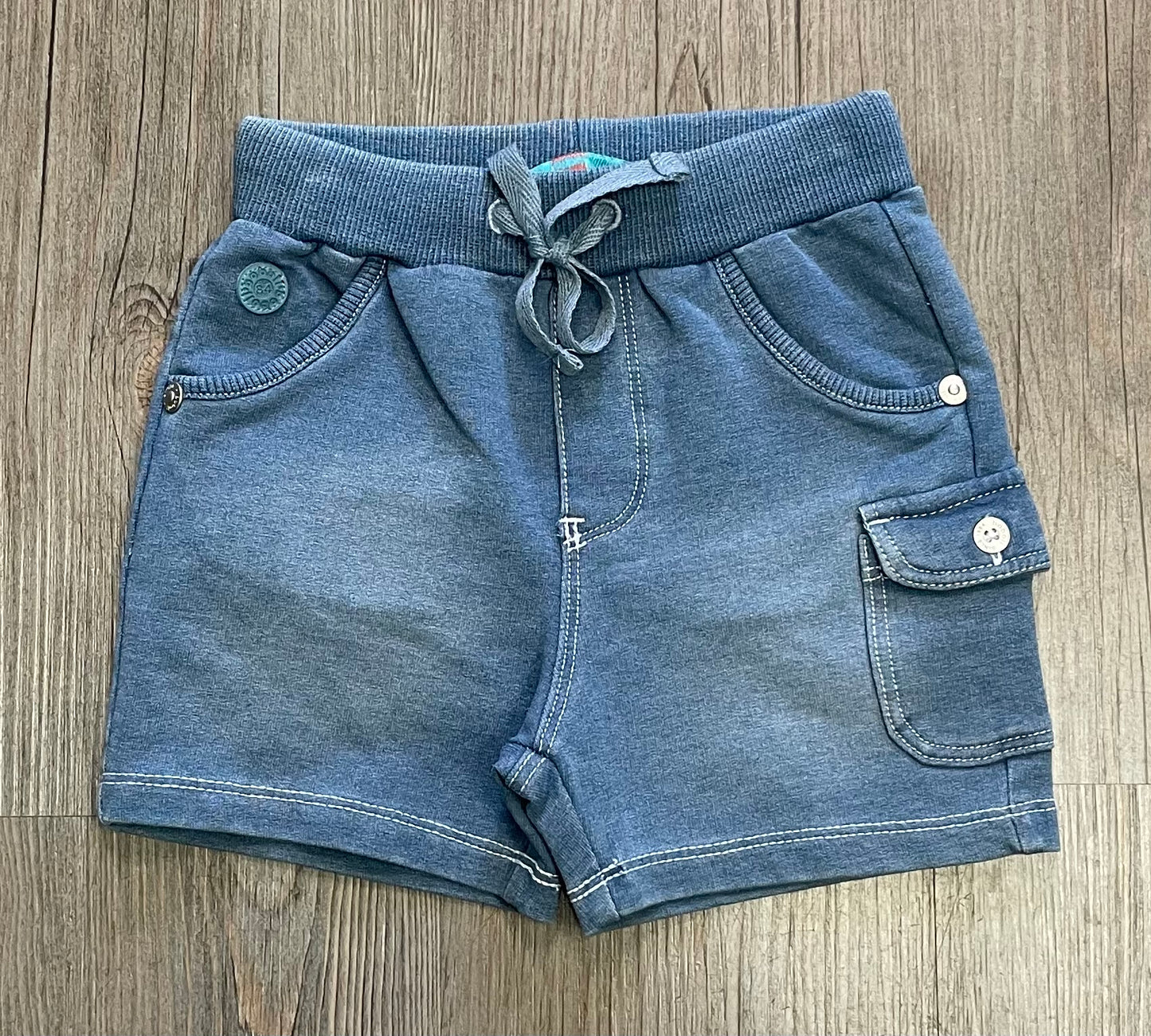 Blue Boboli Shorts - 390046, 12M