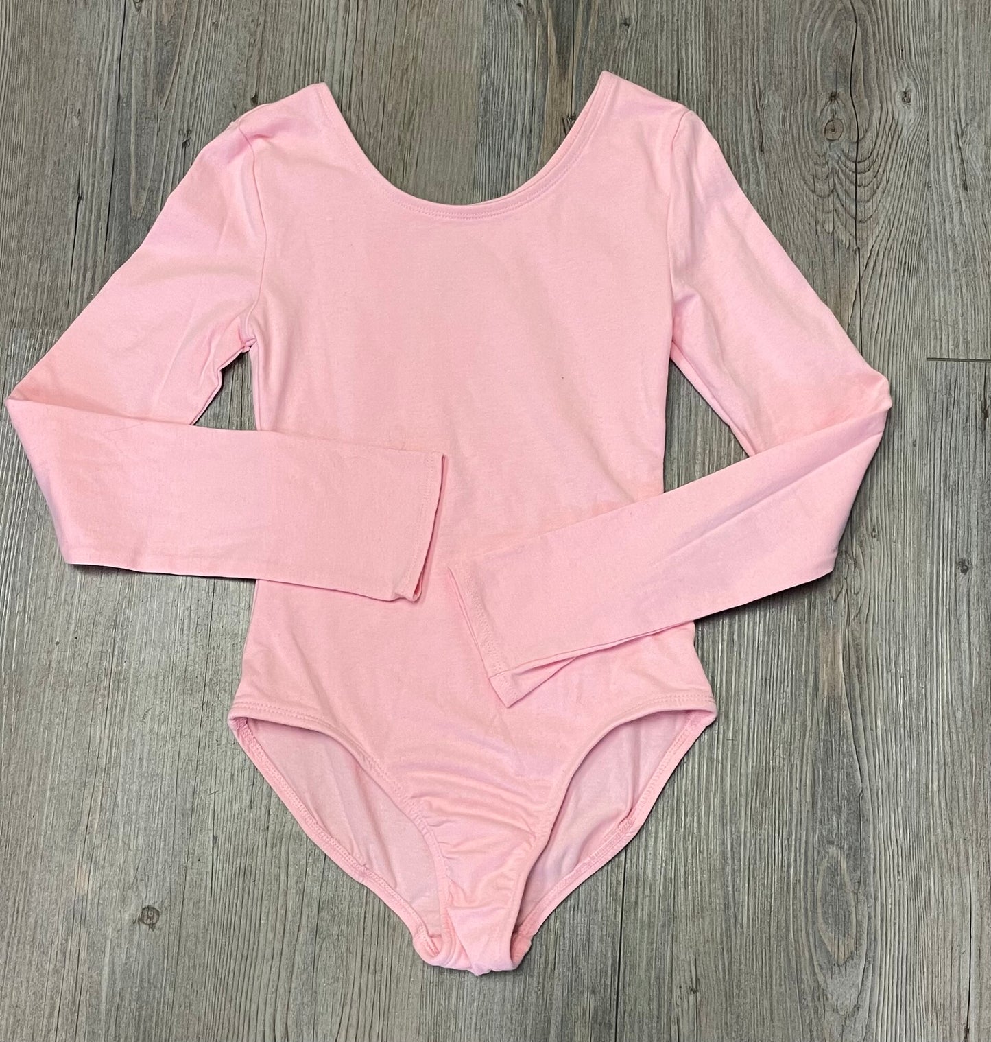 Pink George LS Leotard, 10-12Y