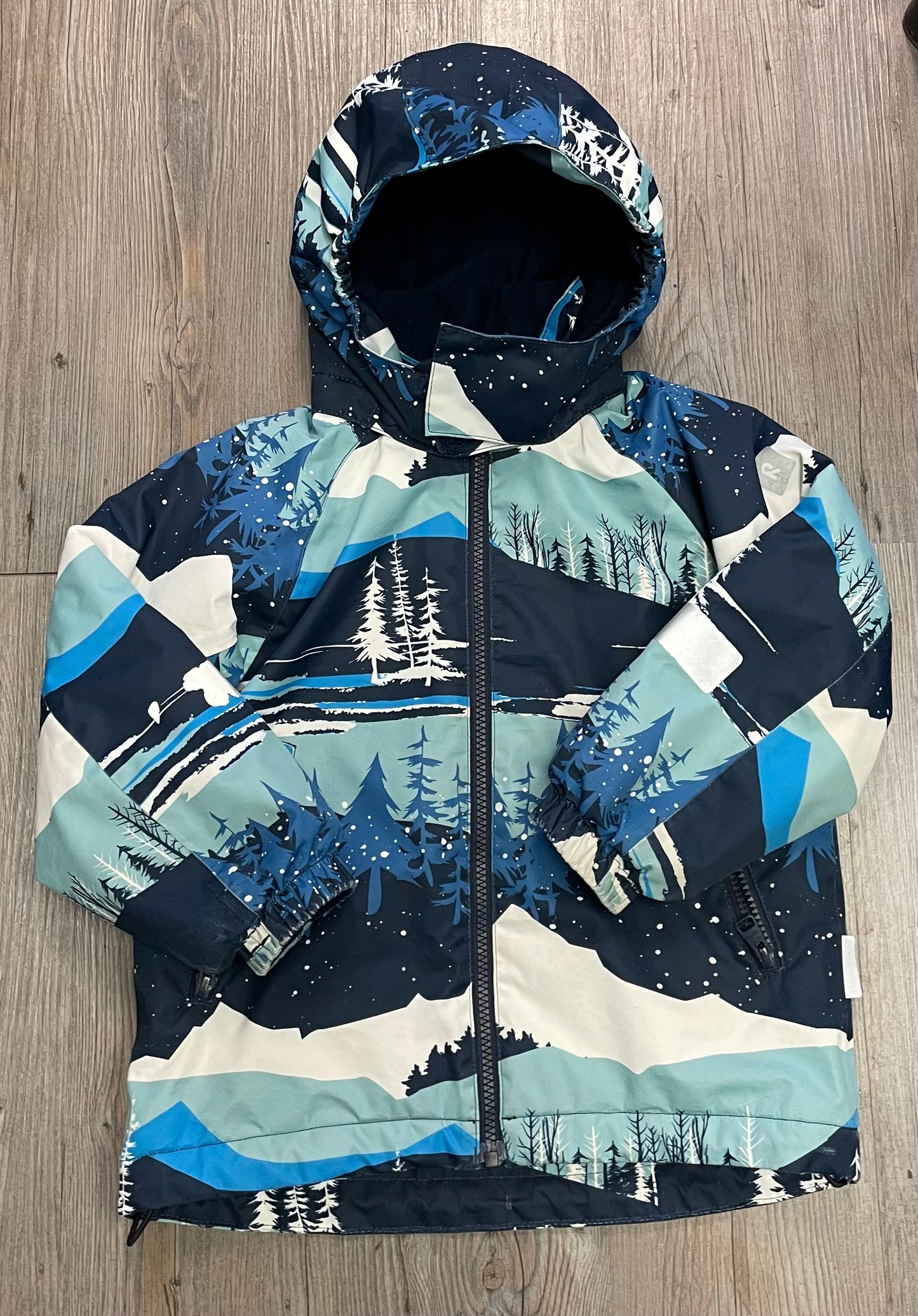 Blue Reimatec Winter Jacket, 4Y
