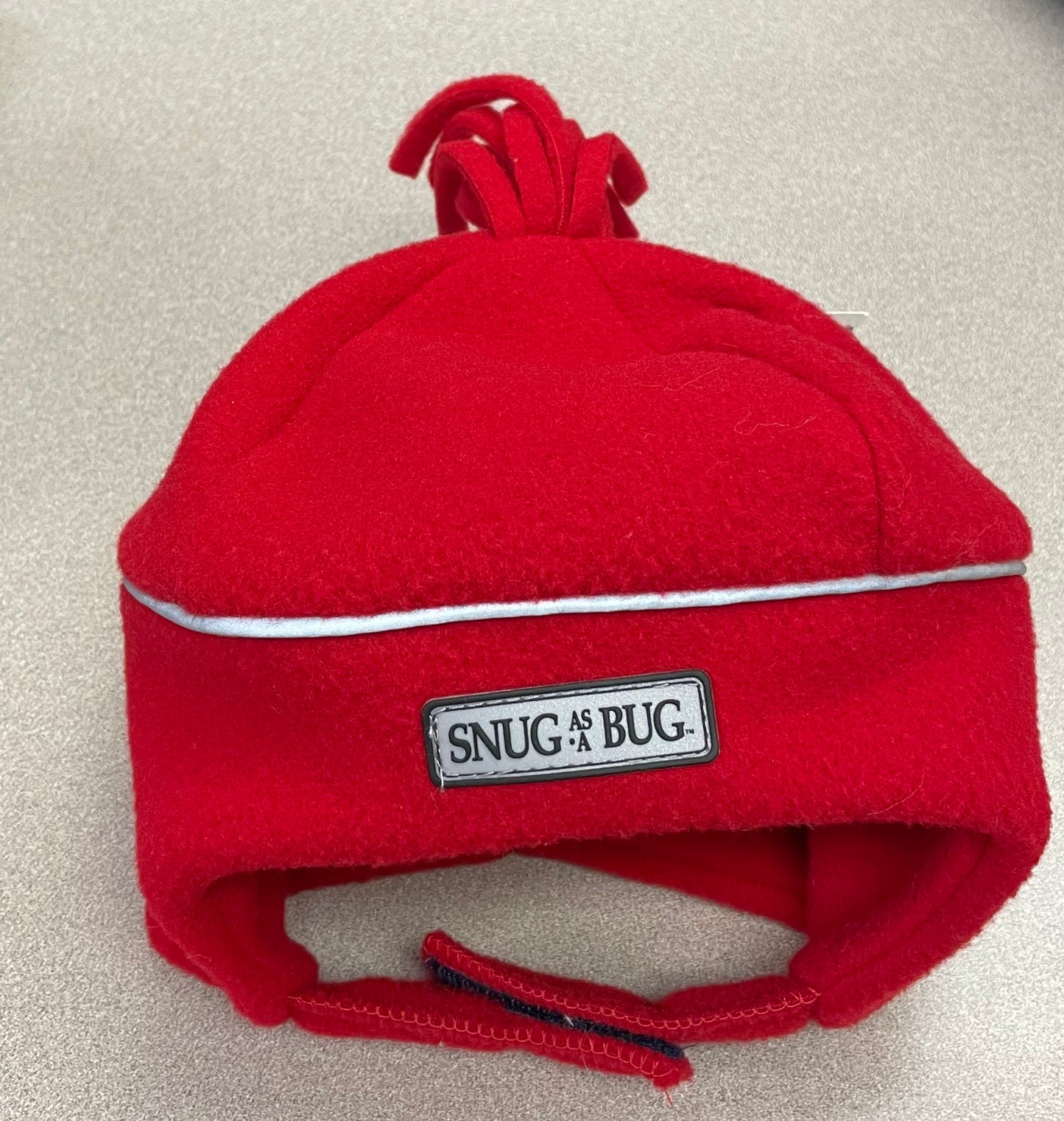 Red Cozy Fleece Winter Hat, 2-4Y
