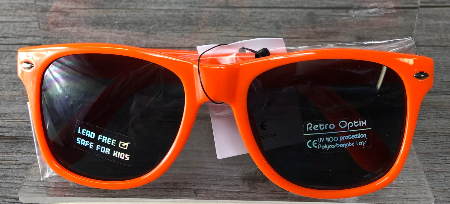 Orange Glossy Sunglasses - Orang, 4-7 Years