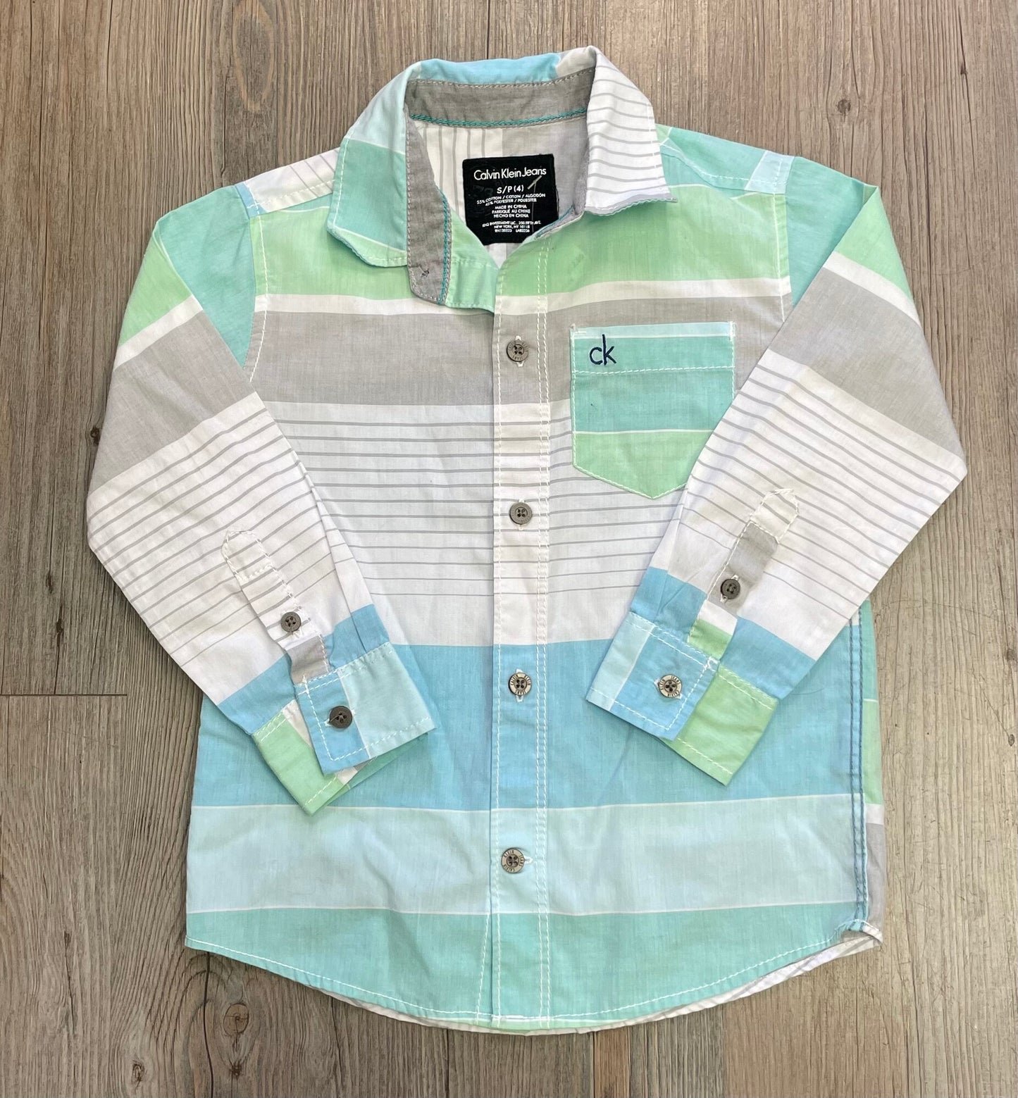 Multi Calvin Klein Jeans Shirt, 4Y