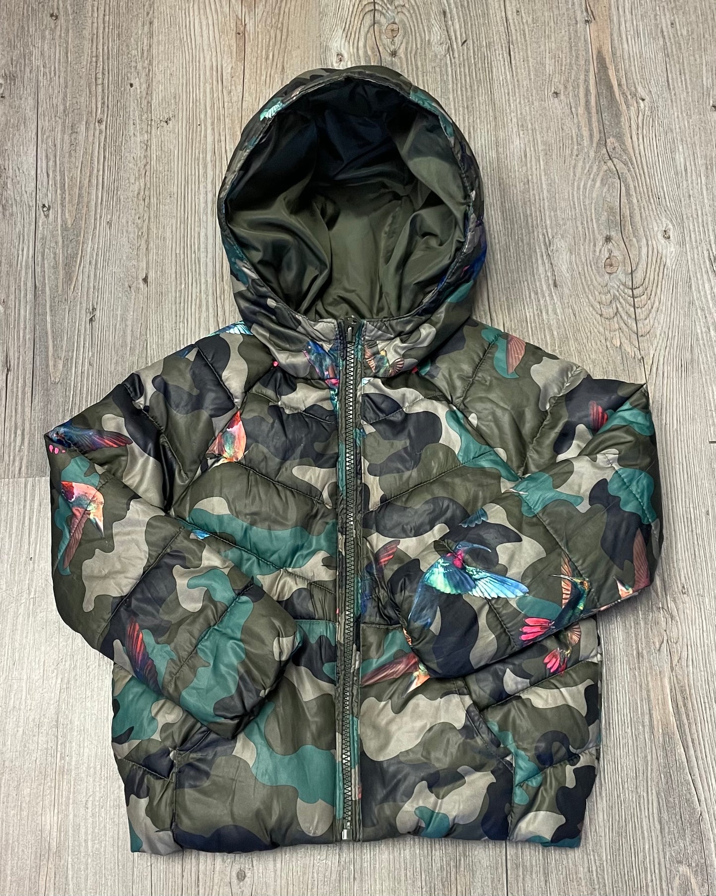 Multi Zara Hummingbird Puffer, 5Y