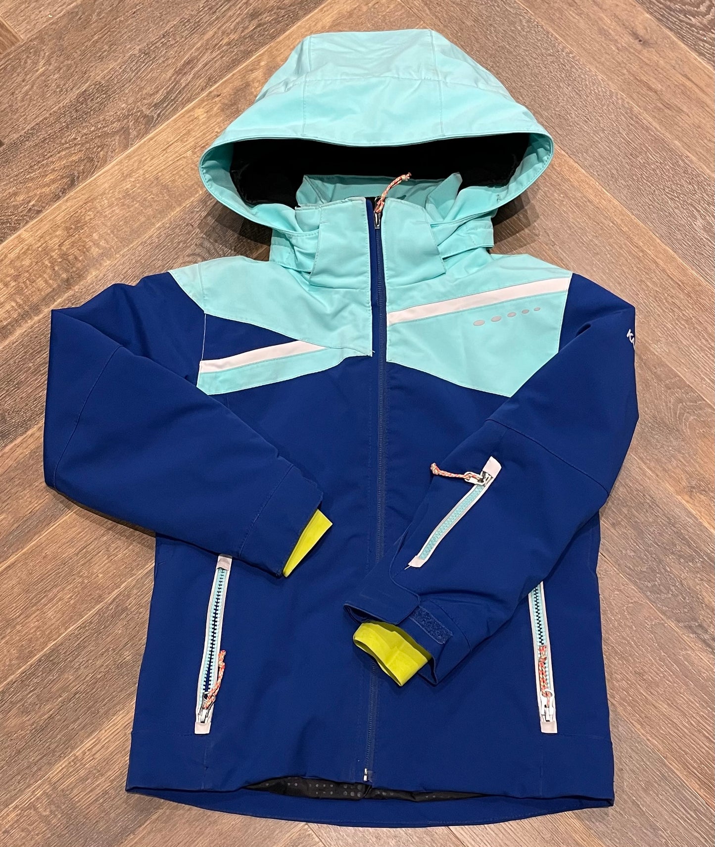 Blue Karbon Ski Jacket, 8Y