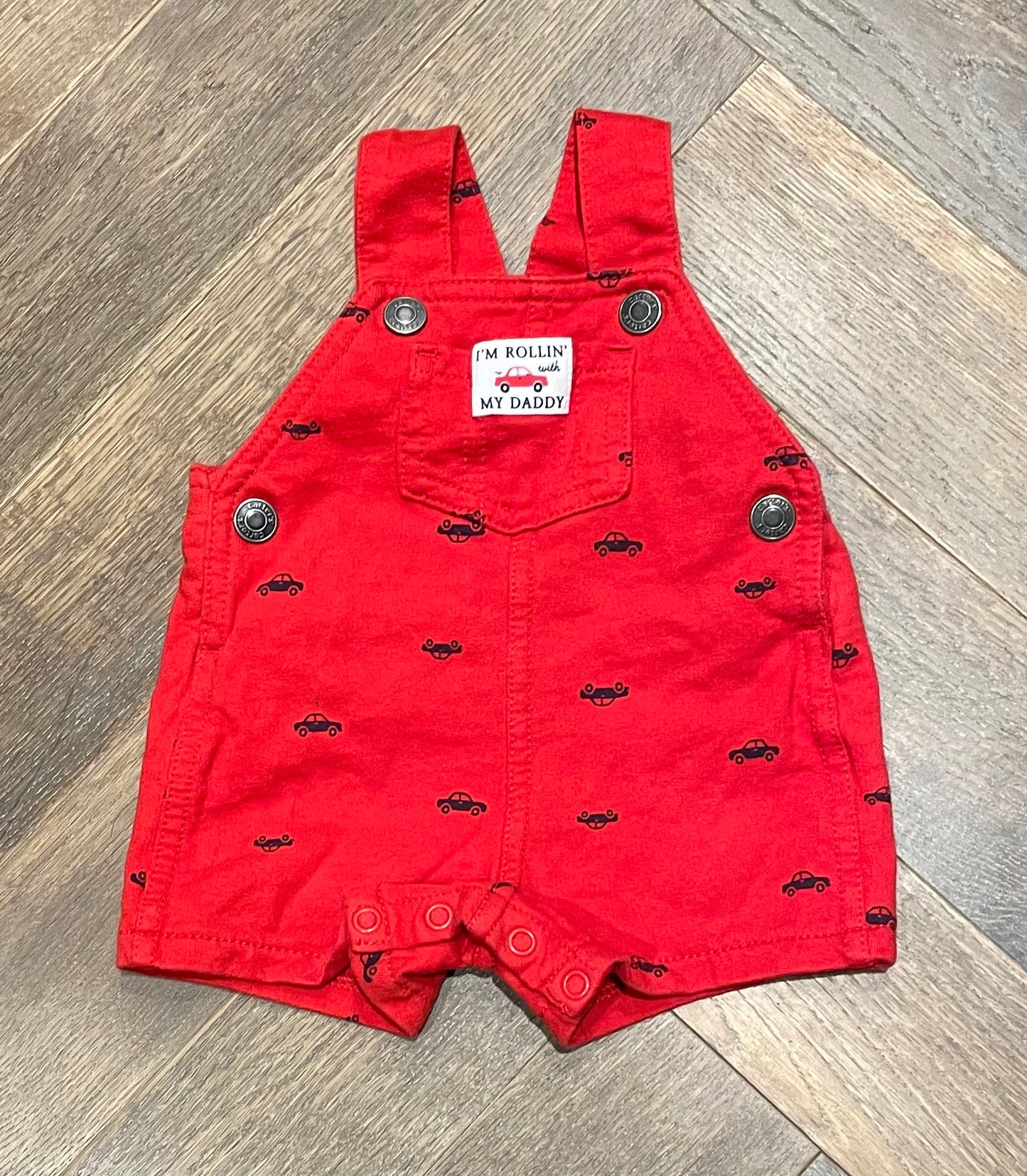 Red Carters Romper, 3M