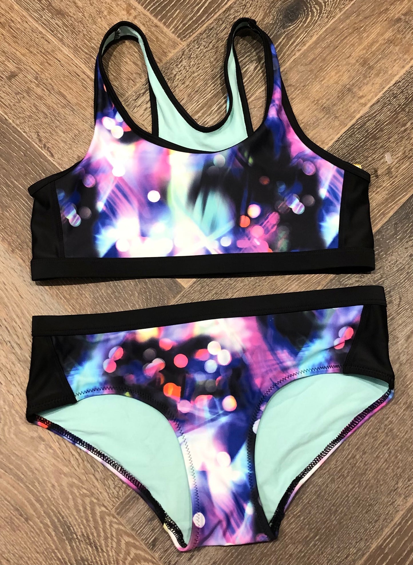 Multi H&M Bathing Suit 2pc, 10-12Y