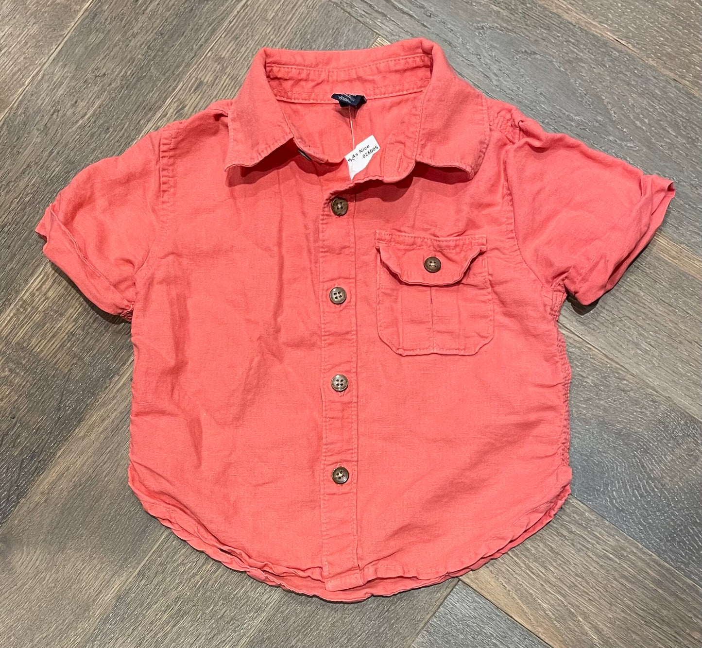 Coral Gap Shirt, 12-18M
