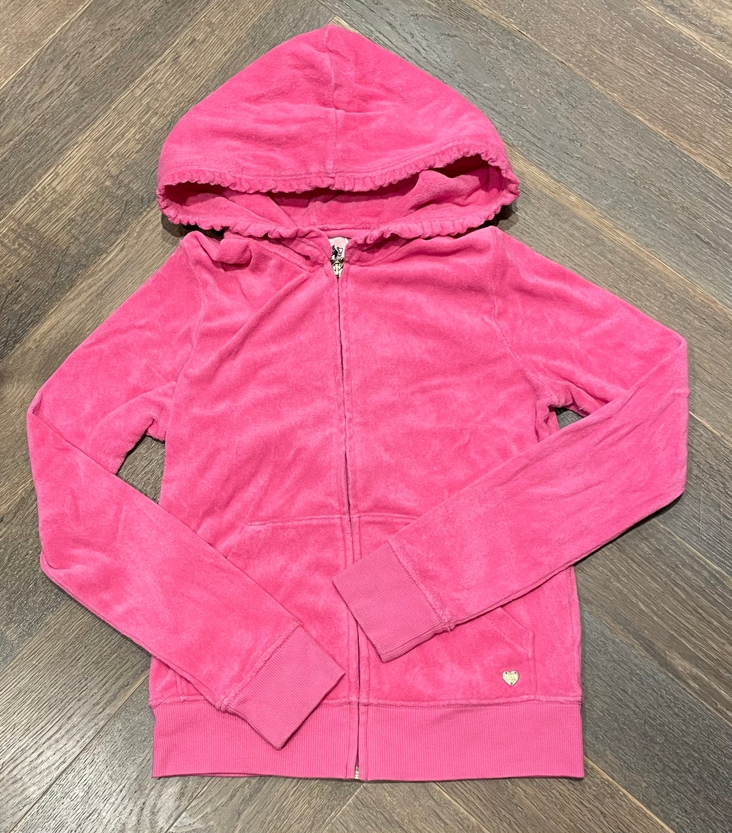 Pink Juicy Couture Terry Hoodi, 12-14Y