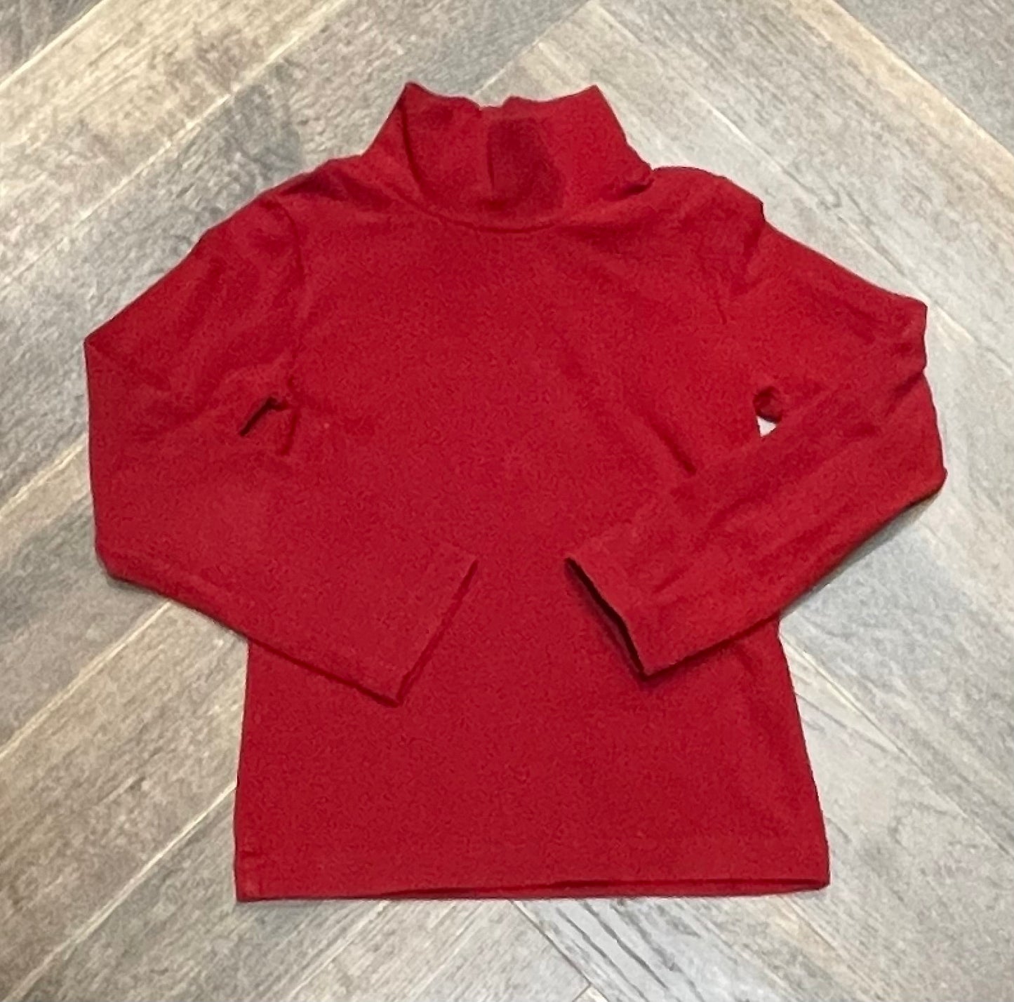 Red Oshkosh Turtle Neck LS, 4Y