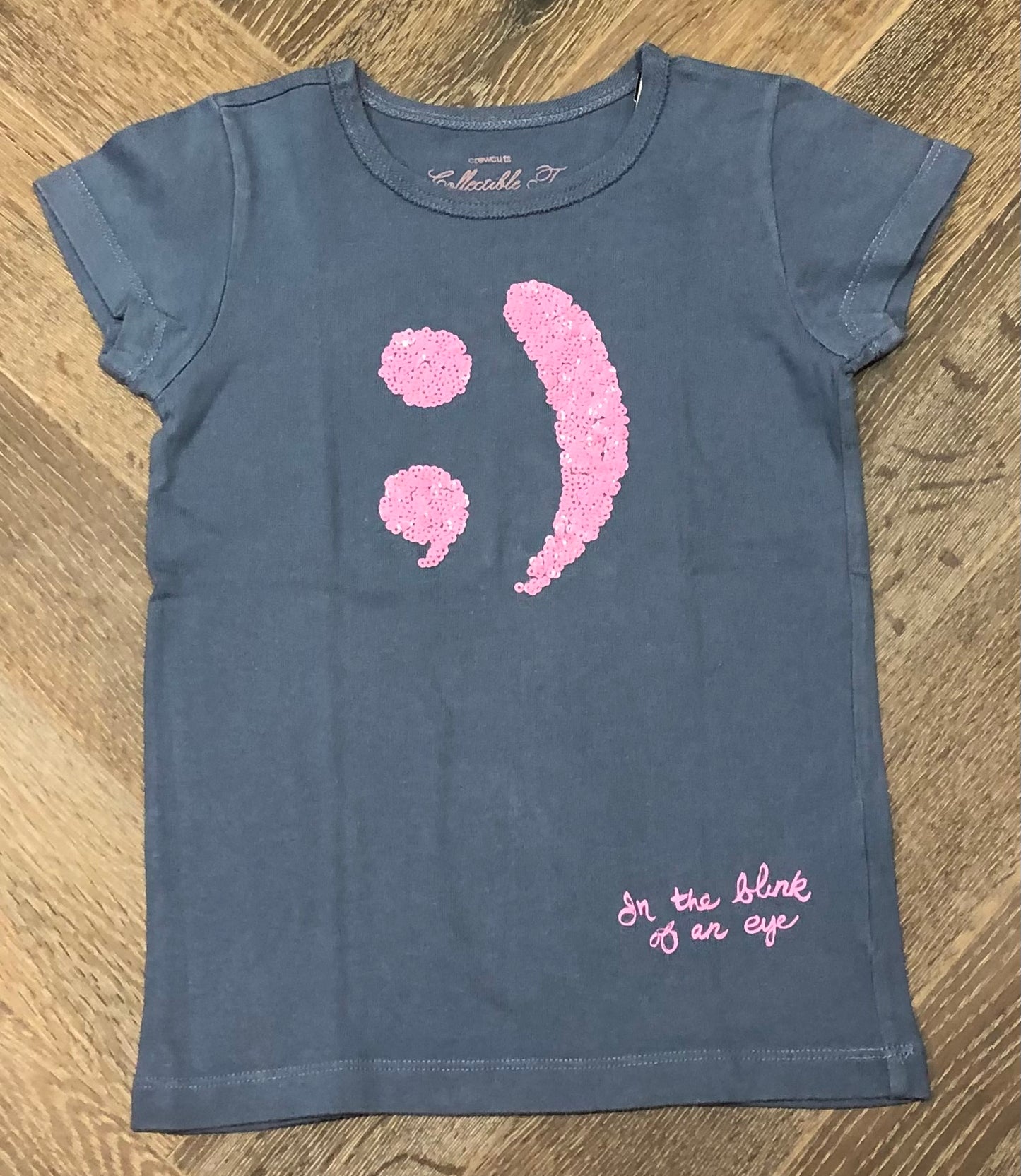 Grey Crewcuts Tee, 4-5Y