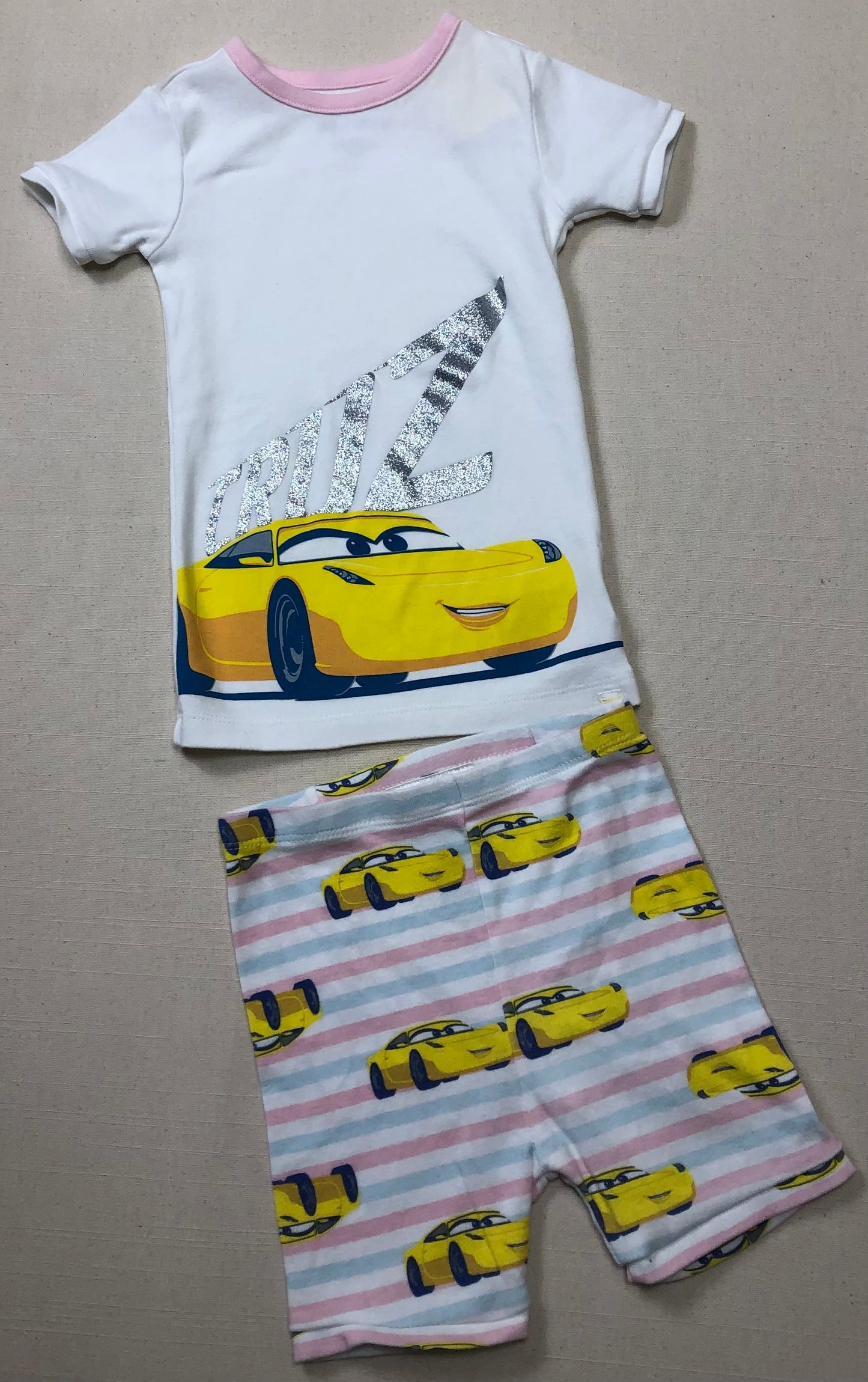 Biege Disney Pj Set, 5Y