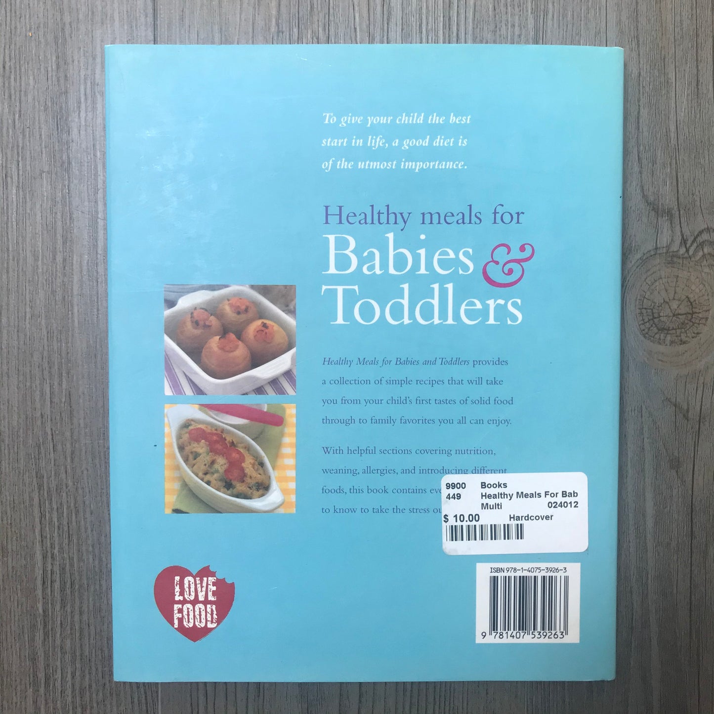 Multi Healthy Meals For Baby &, Hardcover