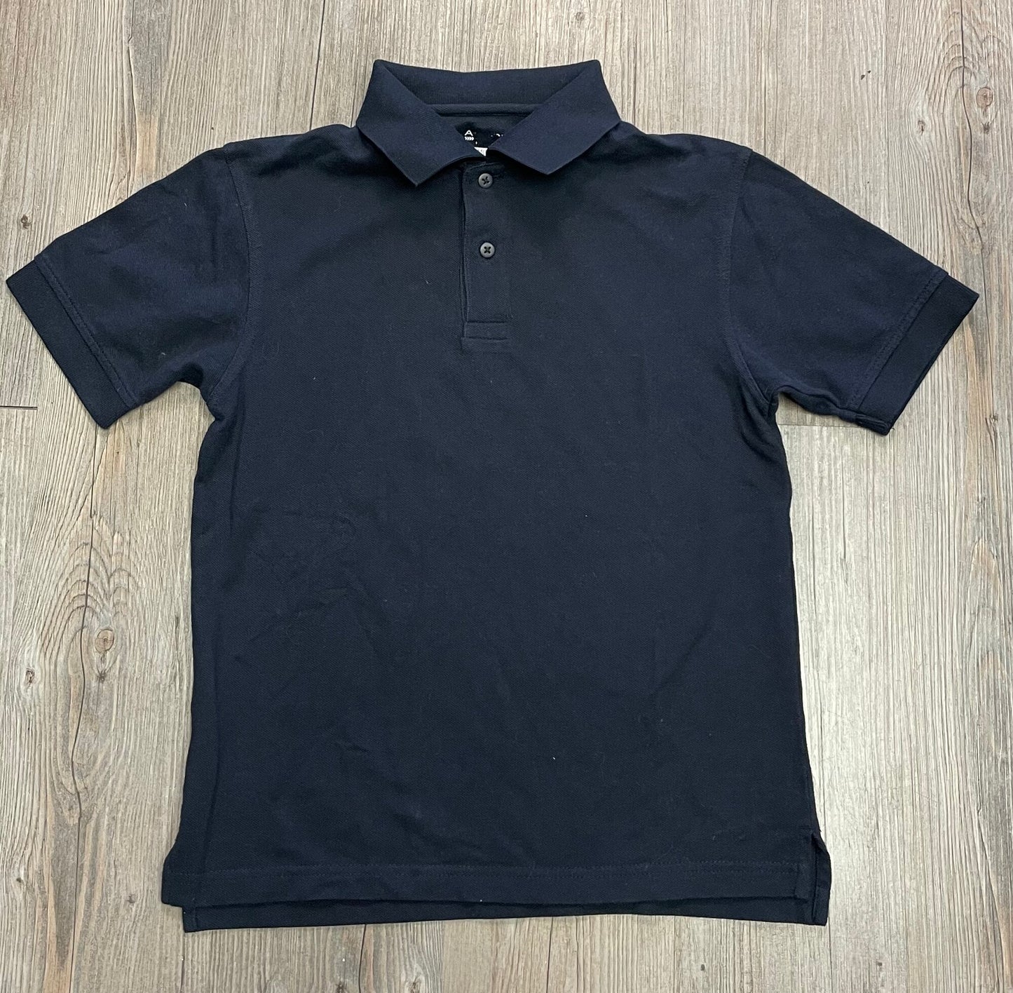 Navy Arrow Polo Tee, 10-12Y