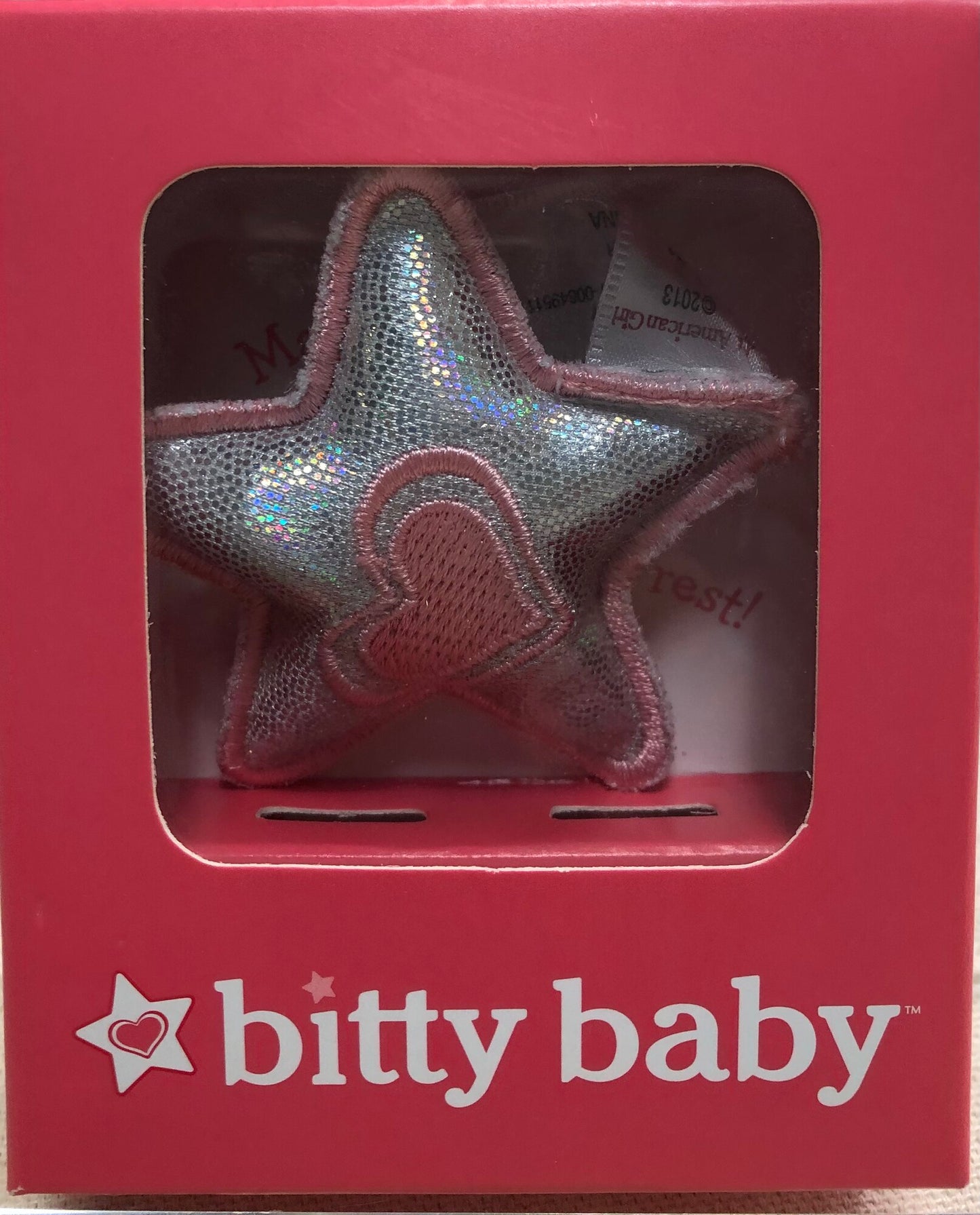 Silver/p Bitty Baby Wishing Star, Small