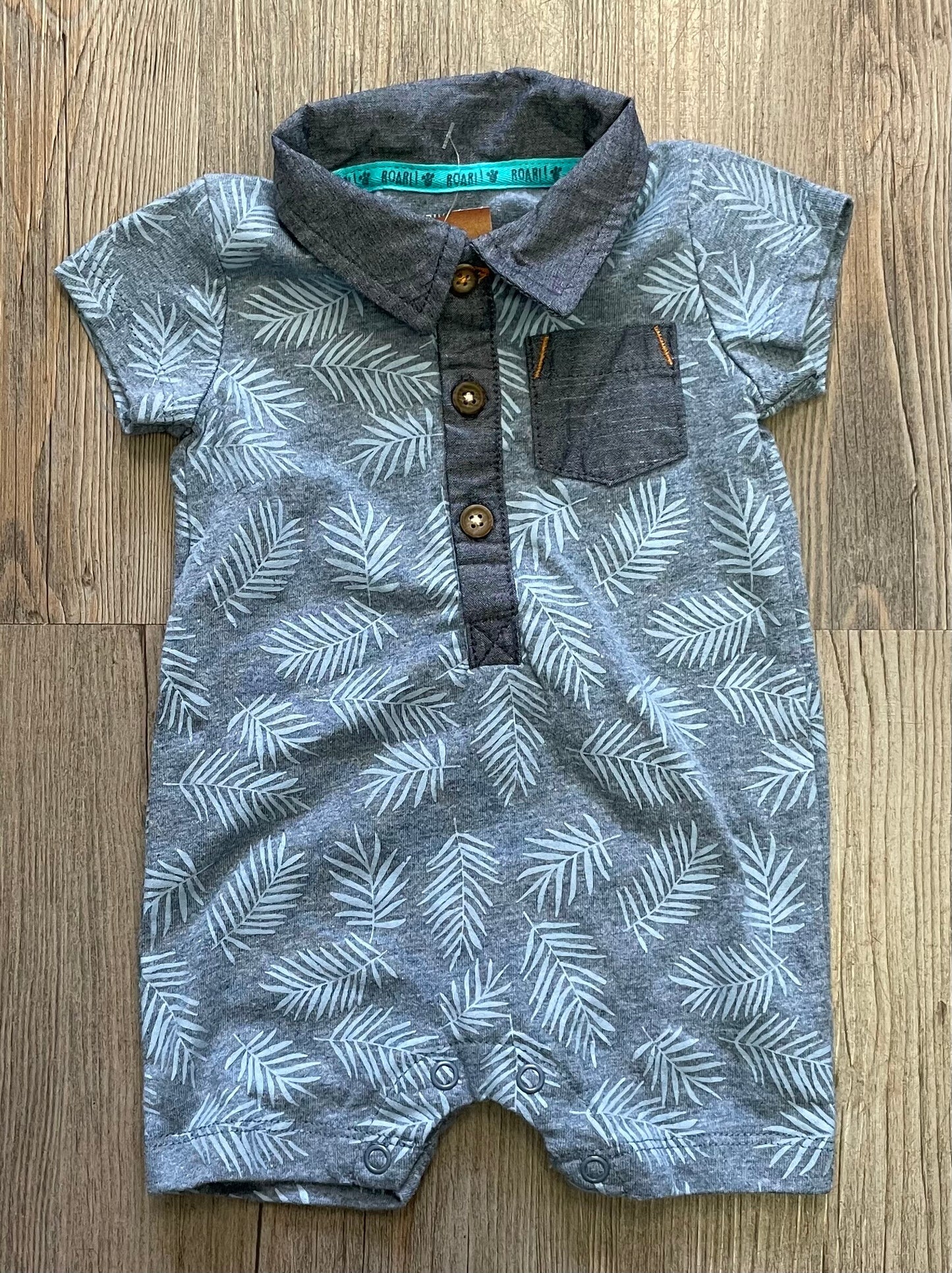 Blue Primark Baby Romper, 0-3M