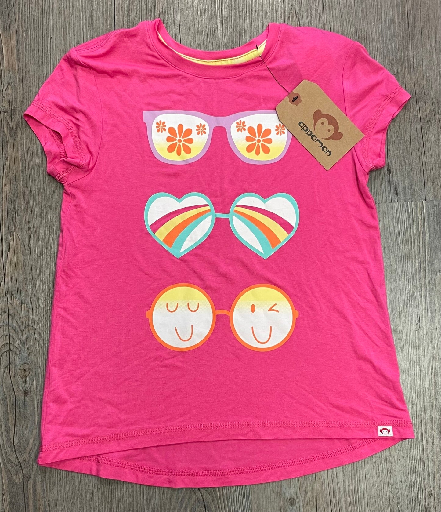 Pink Appaman Tee, 6Y