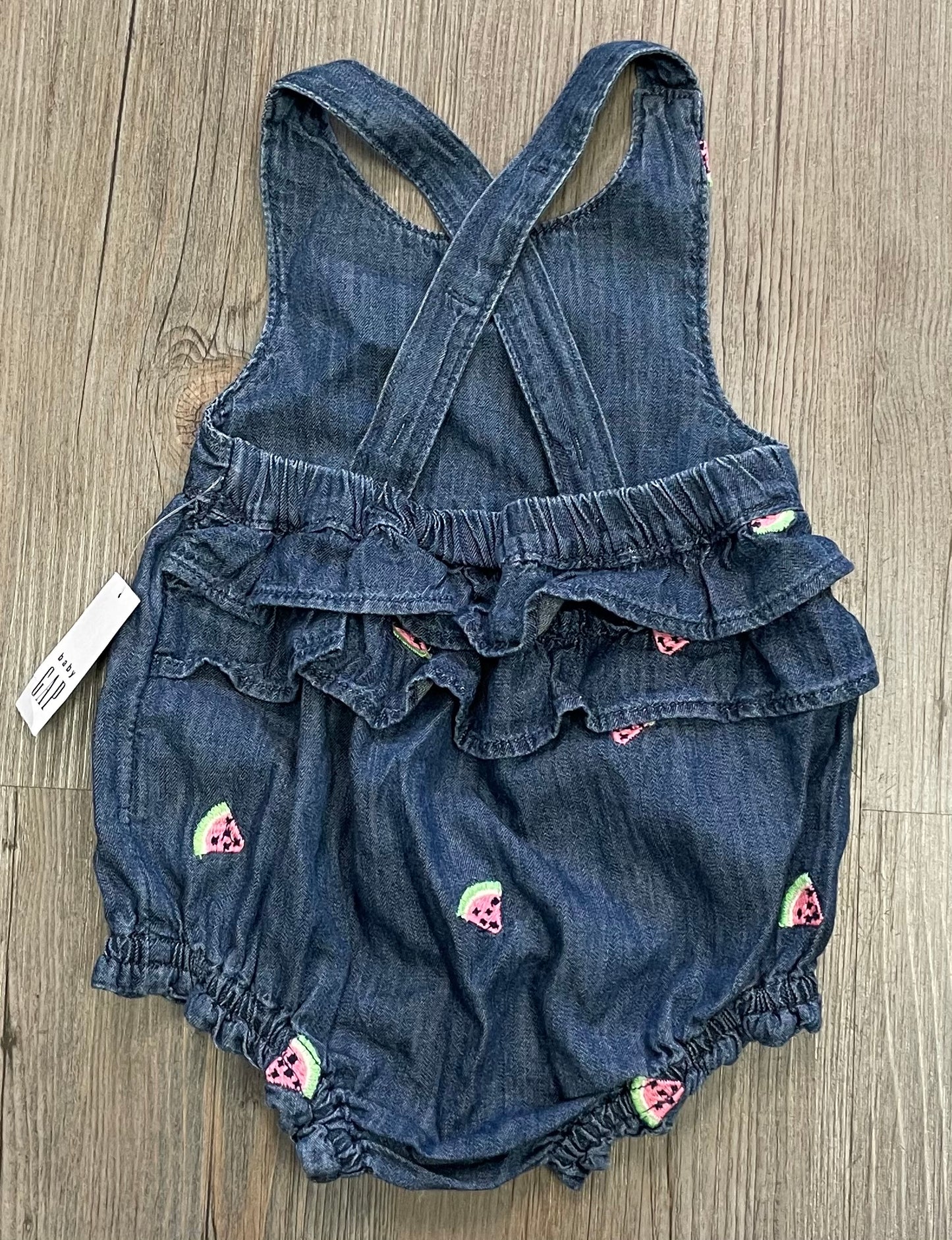 Blue Gap Baby Romper, 6-12M