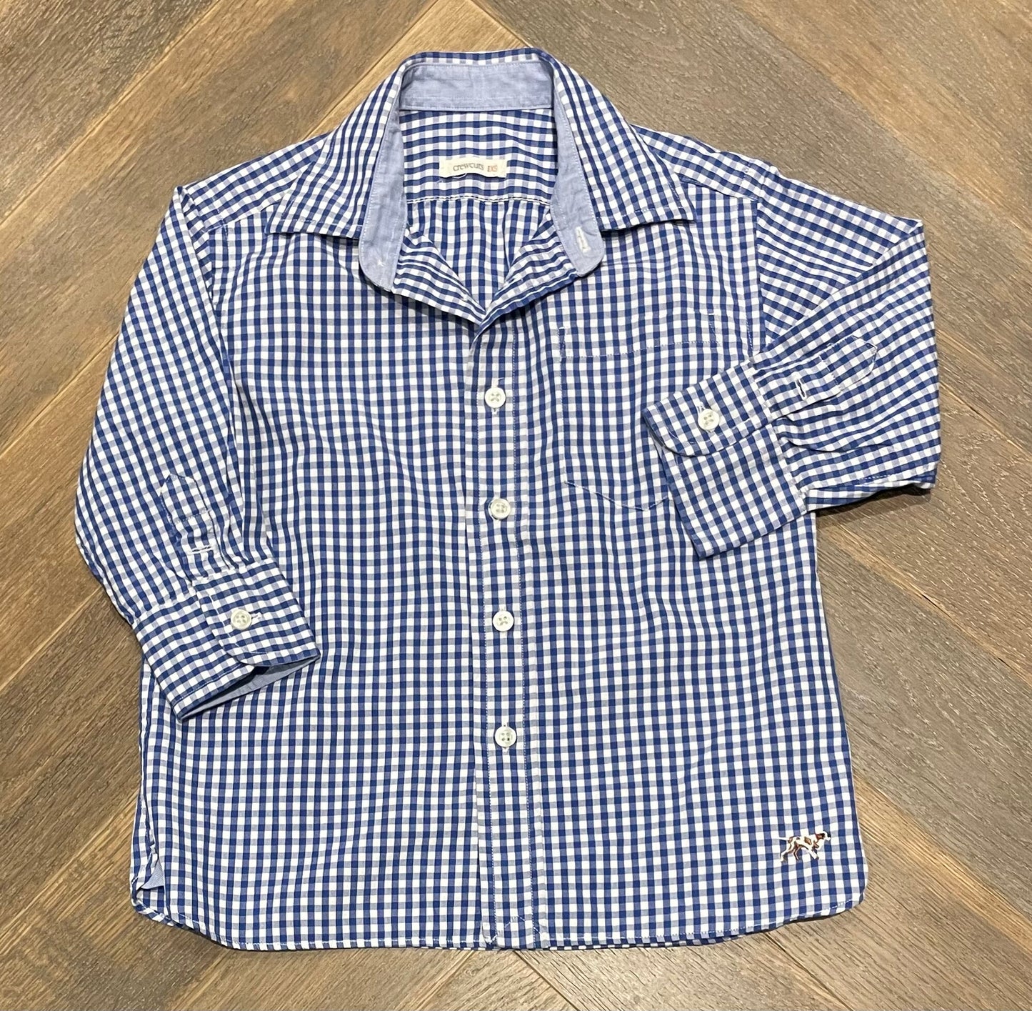 Blue Crewcuts Shirt LS, 3Y
