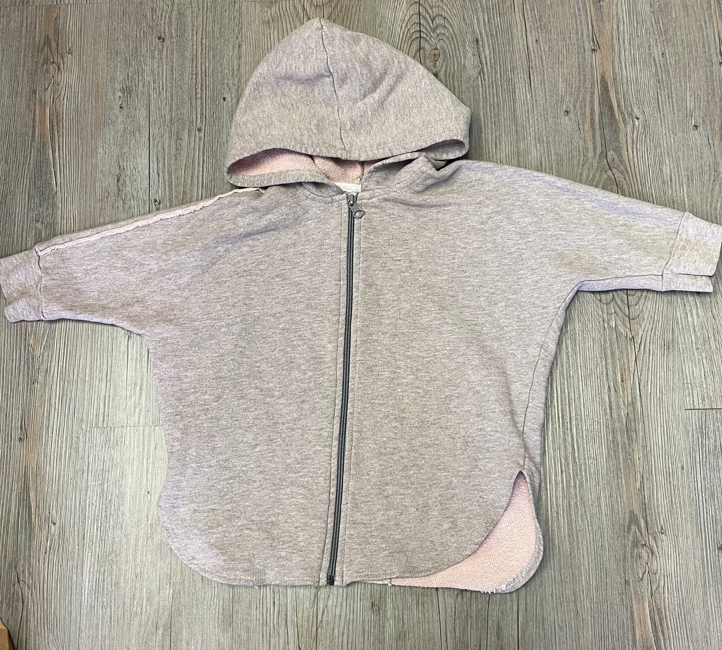 Pink Mini Mioche Zip Hoodie, 5Y