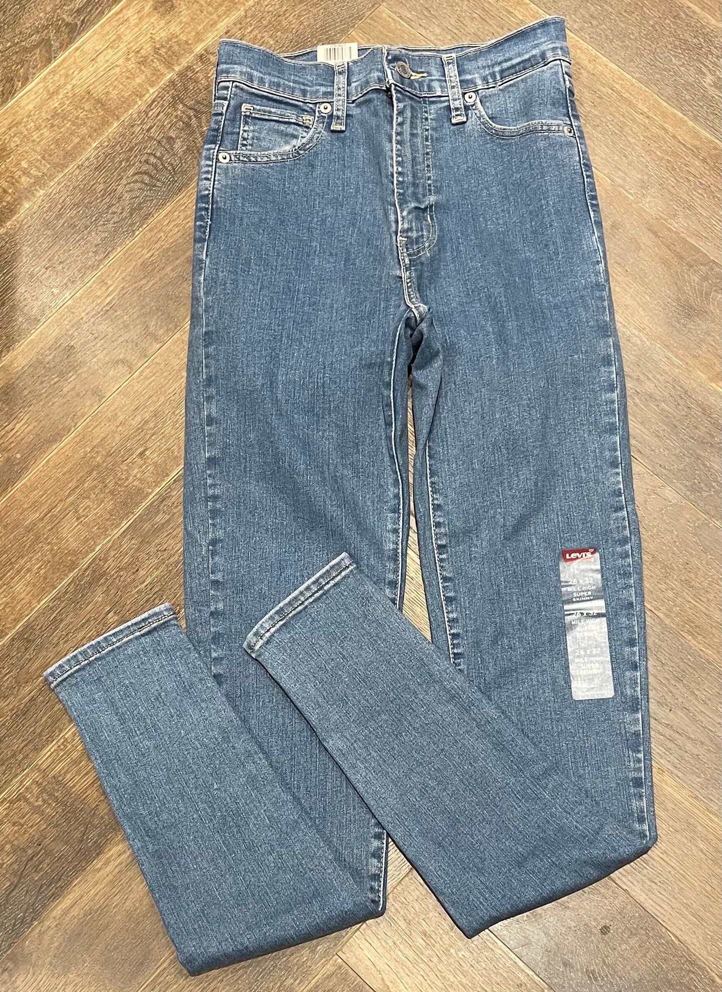 Blue Levis Mile High Skinny Je, 26Waist