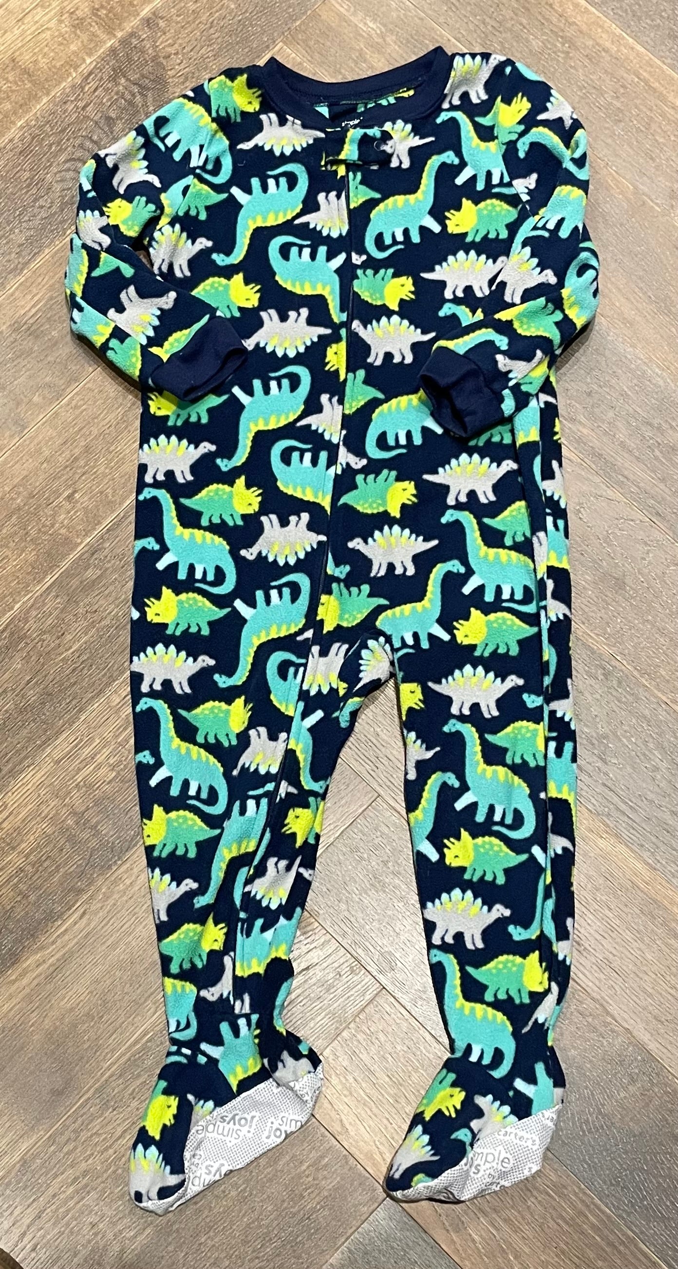 Multi Carters Pj Onesie, 2Y
