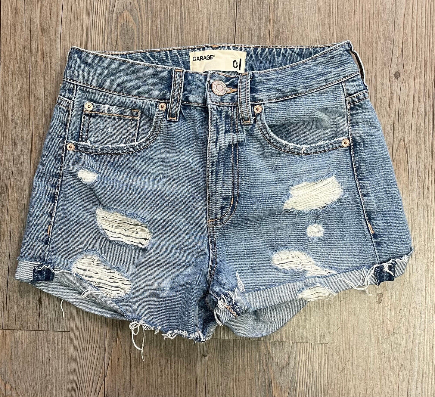 Blue Garage Denim Short, 14Y+
