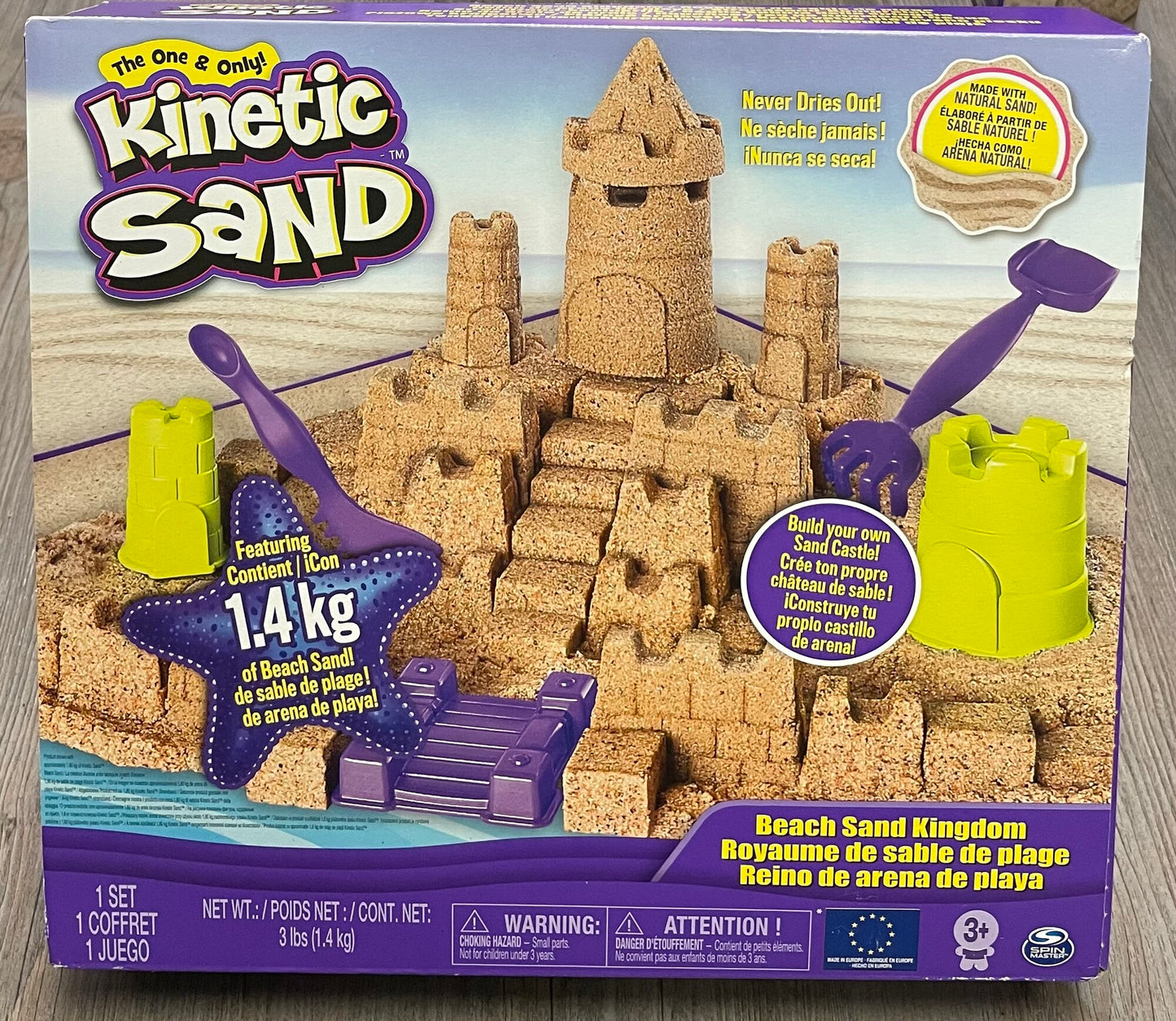Purple Kinetic Beach Sand Kingdo, NEW
