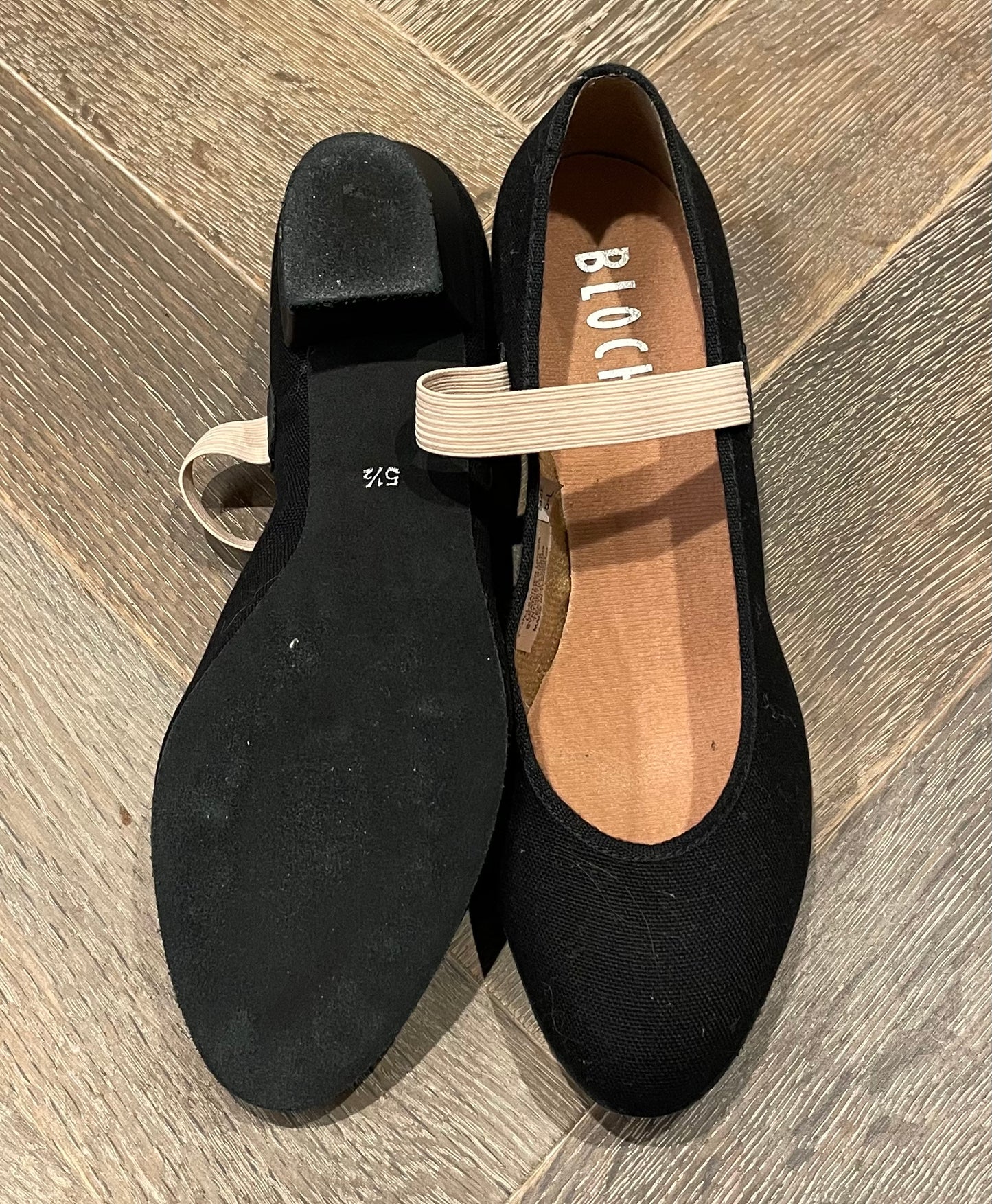 Black Bloch Character Shoes, 5.5Y