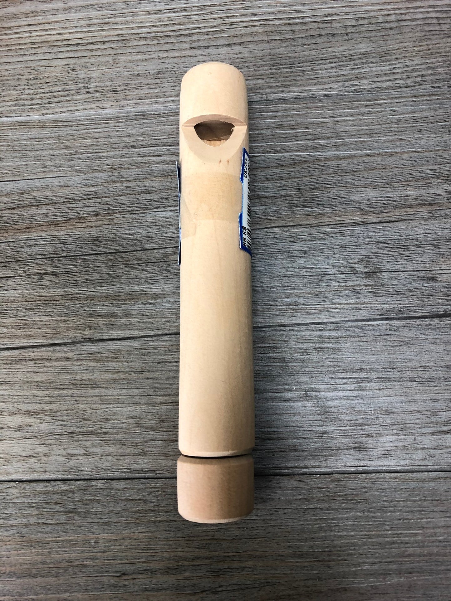 Natural Wooden Whistle, 6.5 Inch