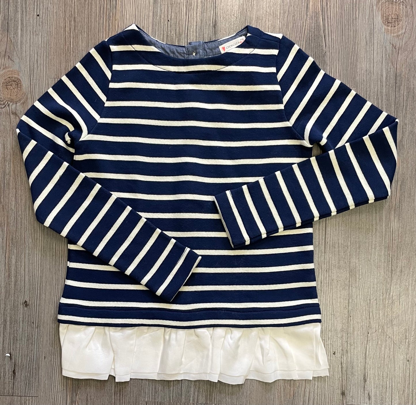 Blue Crewcuts LS Shirt, 6-7Y